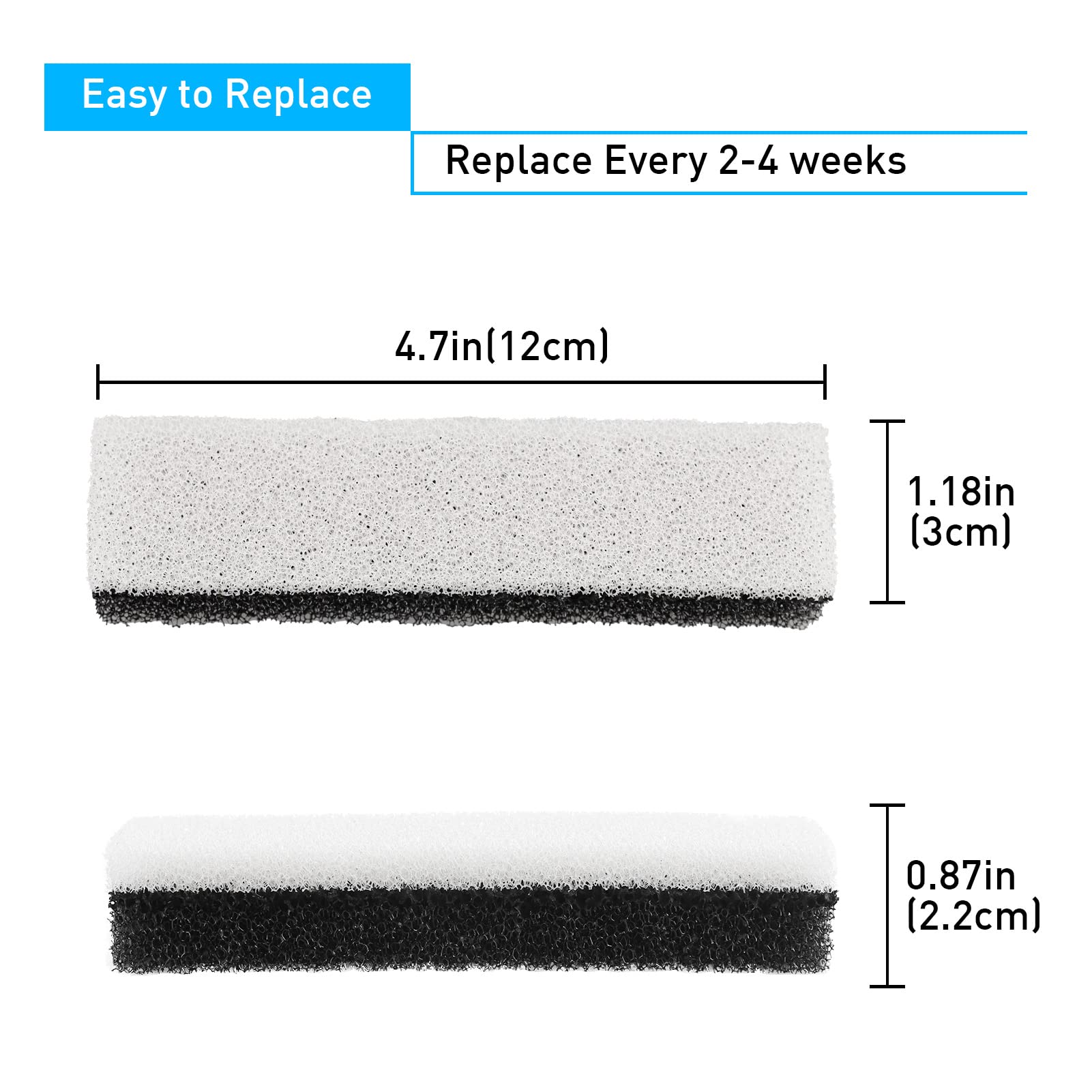 Npet Cat Dog Water Fountain Replacement Filters For Wf020Tp/Wf020Bl/Wf020Wh Fountains