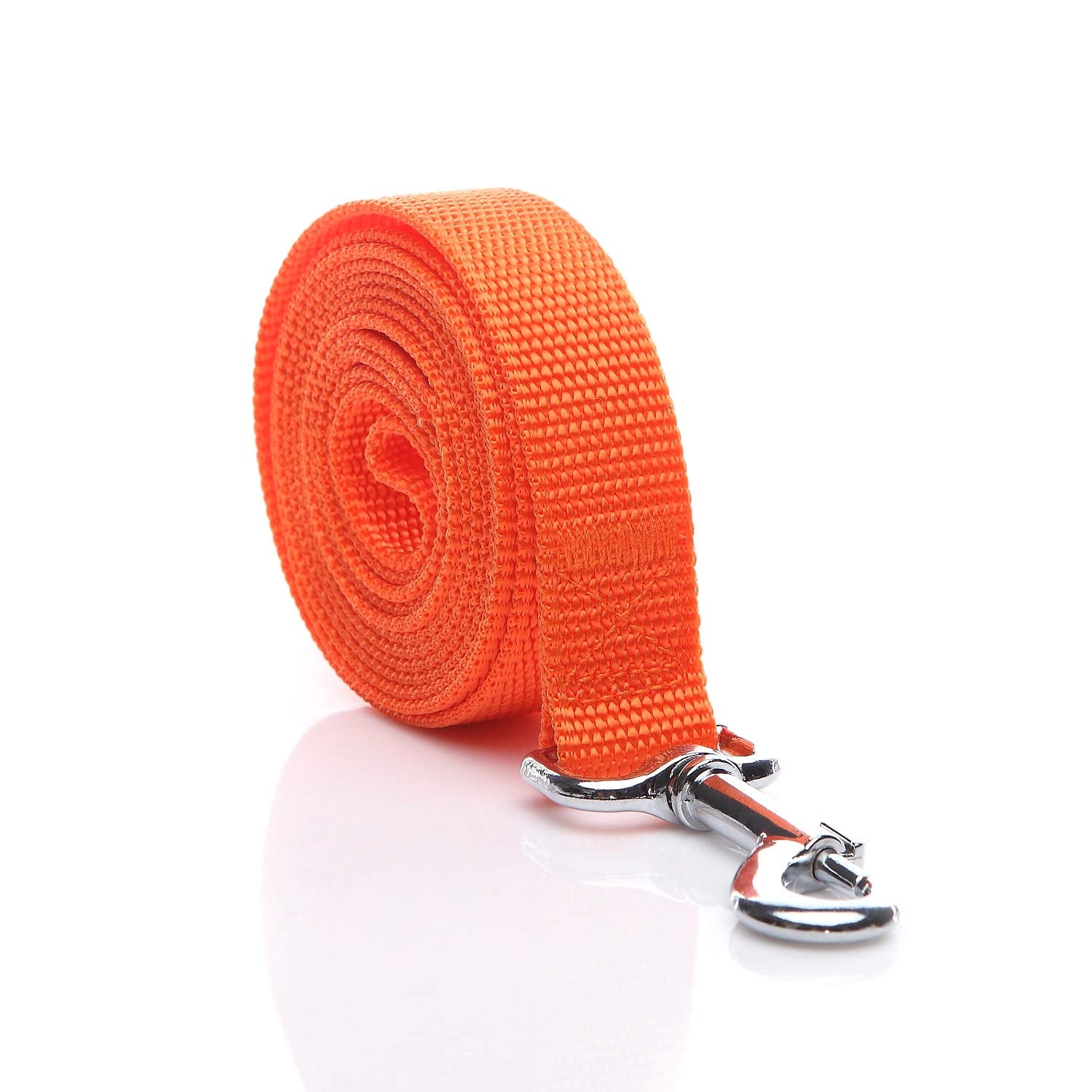 Nylon Dog Leash 16 Feet Long, Walking Training Dog Leashes For Medium Large Dogs(1'' X 16 Ft, Orange)