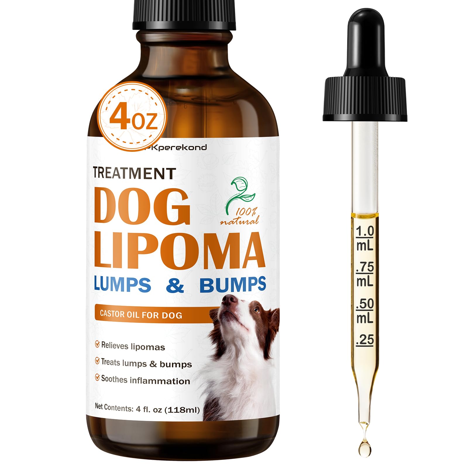 Lipoma Treatment for Dogs, 4 OZ, Remedy for Lipomas, Soften Fatty Lumps & Bumps, Reduce Swelling and Inflammation, Dog Lipoma Tr
