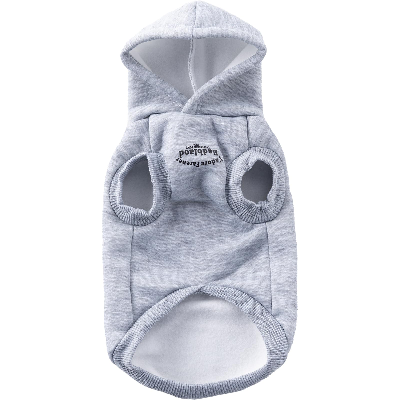 Winter Dog Hoodie Sweatshirts With Pockets Warm Dog Clothes For Small Dogs Chihuahua Coat Clothing Puppy Cat Custume (Grey, Xx-L