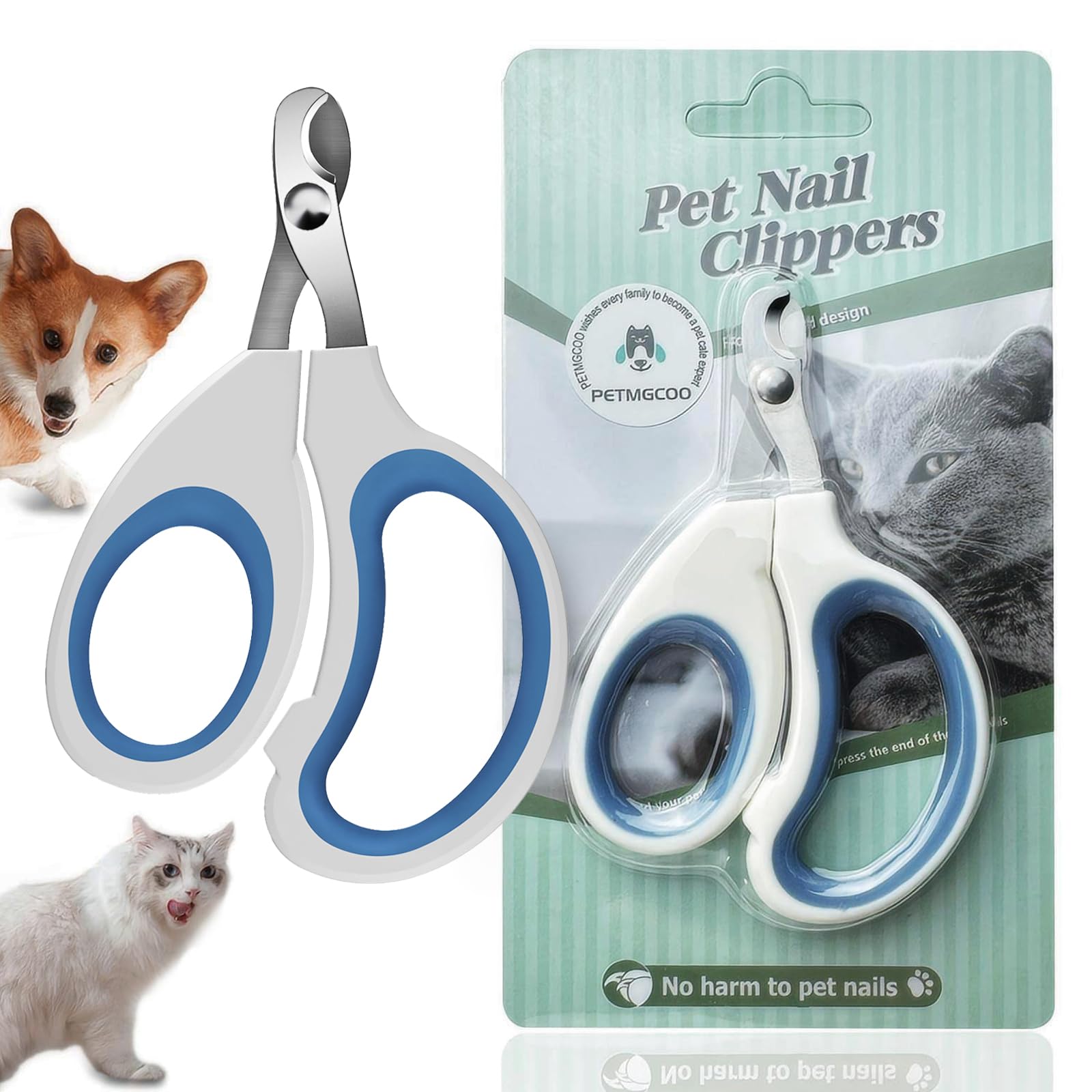 Petmgcoo Cats & Dogs Pets Nail Clippers & Trimmers Rabbit Nail Clippers Cat Nail Clippers For Indoor Cats Cat Claw Clippers With