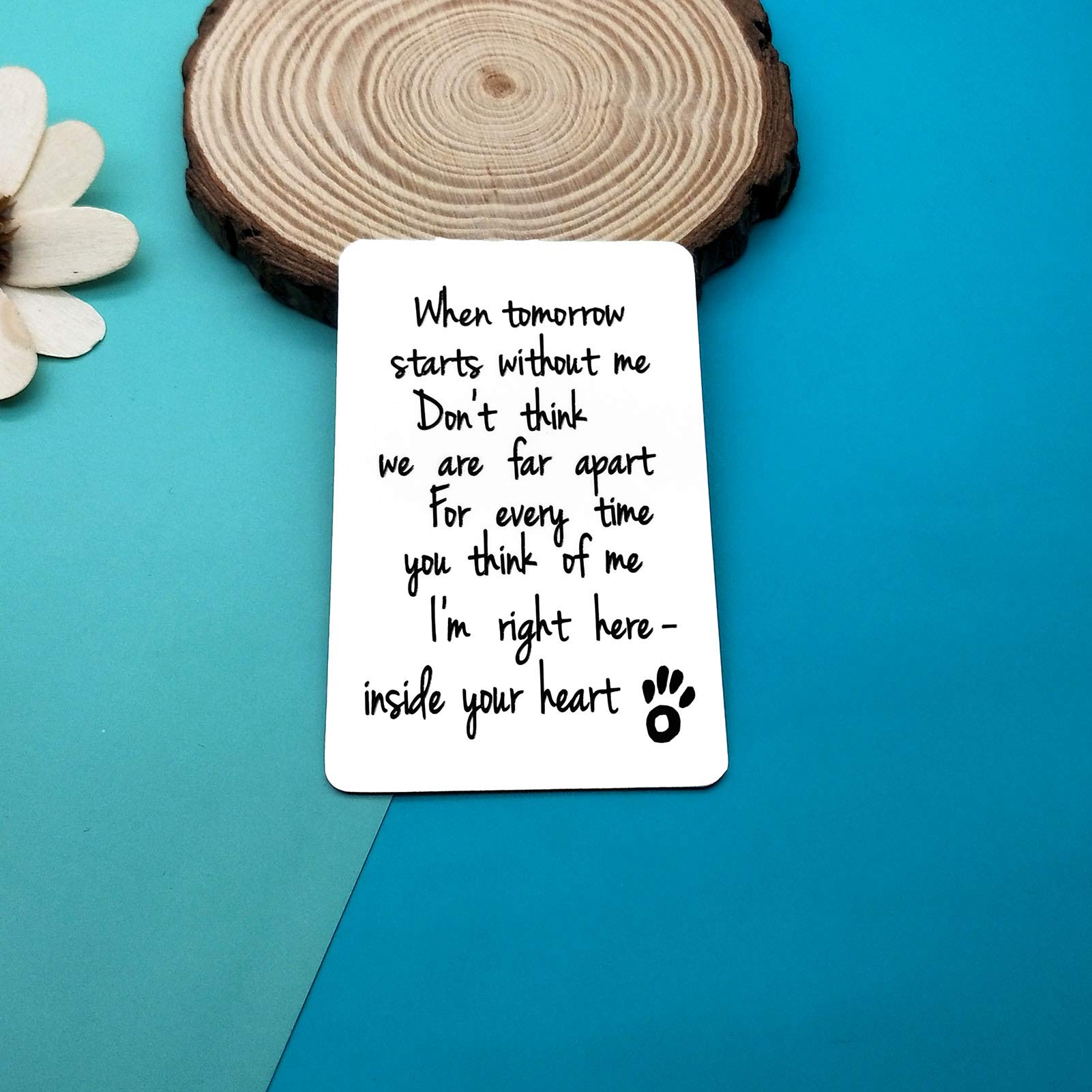 Loss Of Pet Wallet Card Gifts Pet Memorial Card Family Dog Cat Sympathy Gifts For Men Women Remembrance Gift For Pet Lover In Memory Of Dog Cat Gifts Memorial Gift For Friends Coworker Family