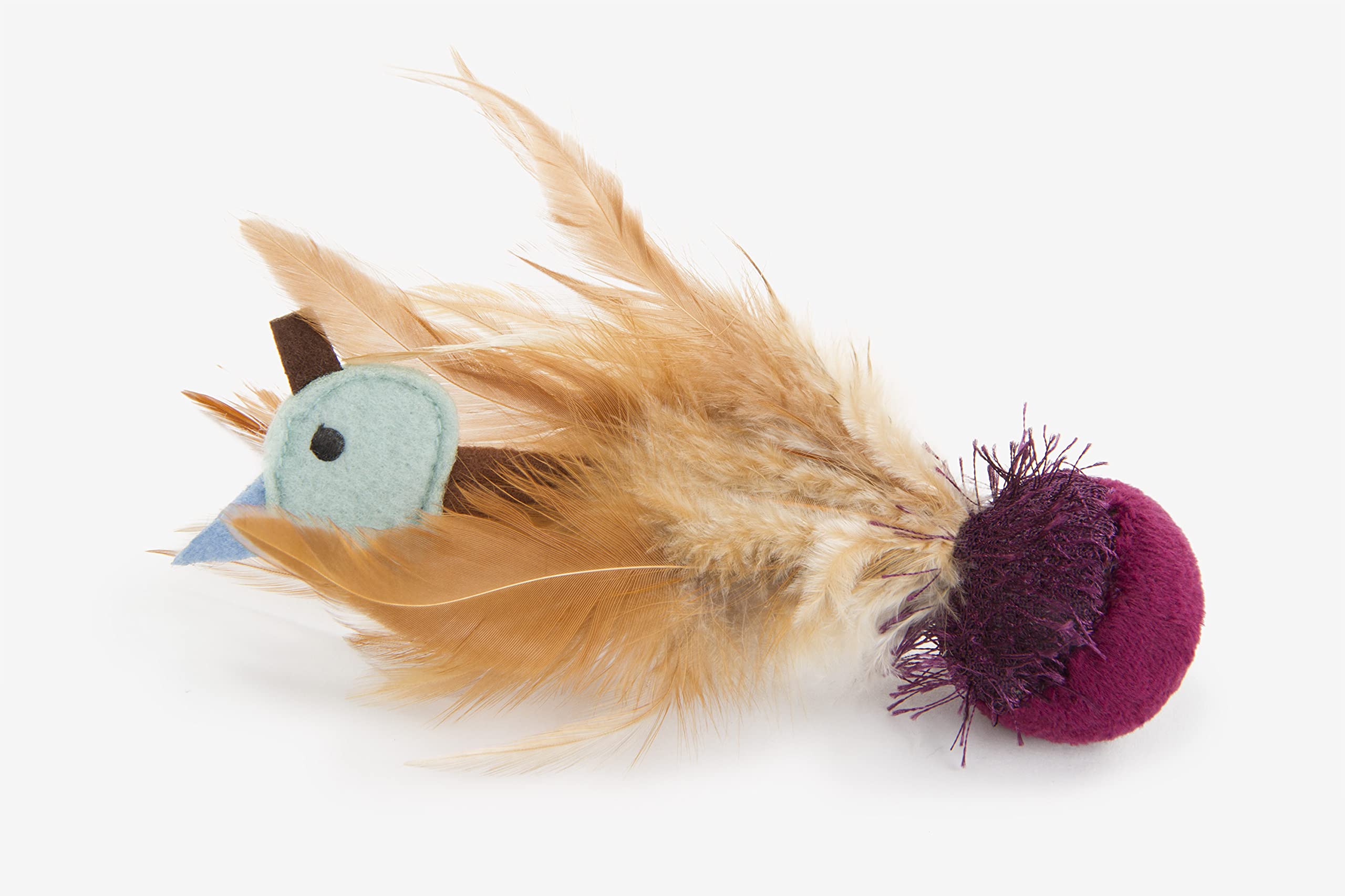 Petlinks Tweet Thing Electronic Cat Toy - Battery Powered, Polyester, Purple, One Size, Model 49471