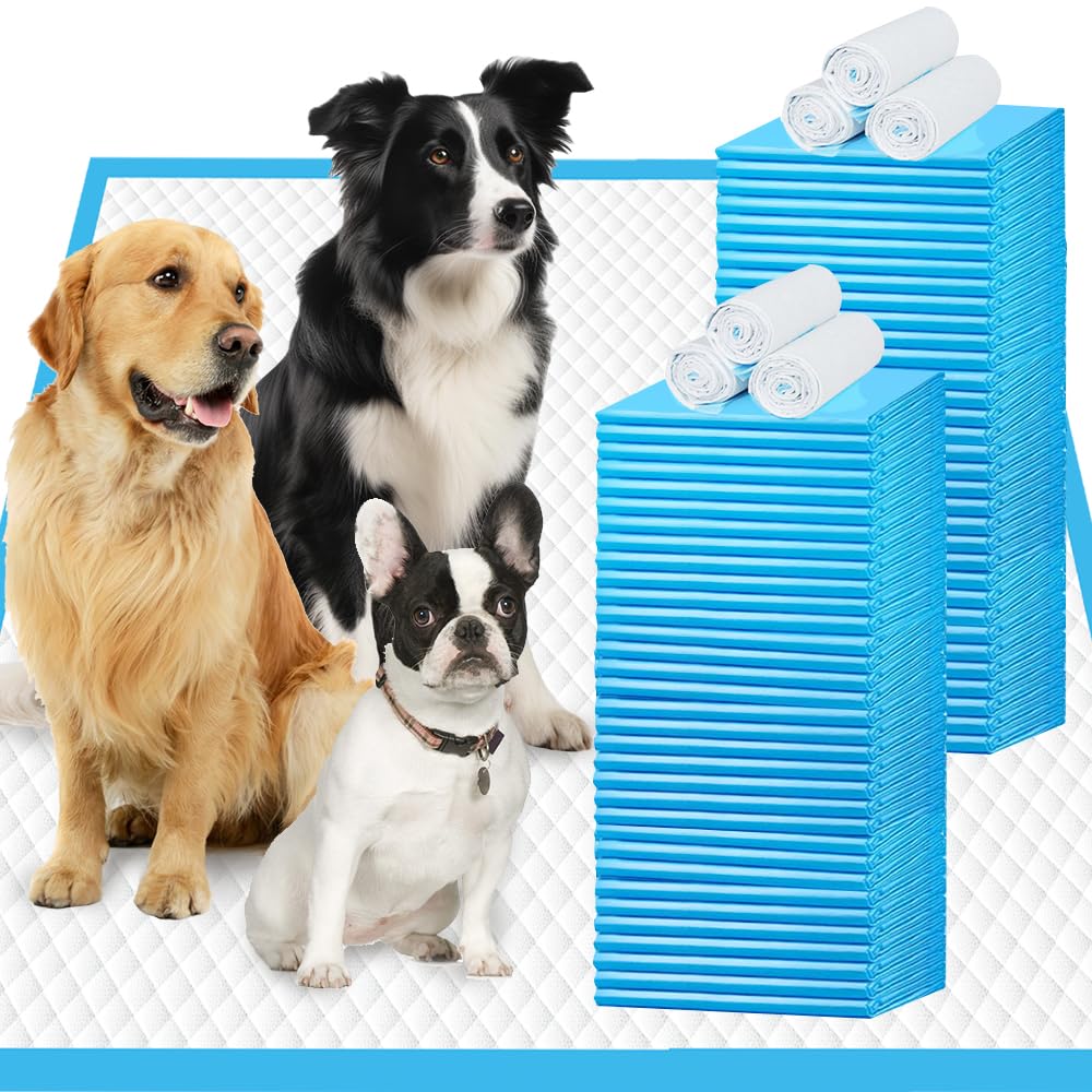 IMMCUTE Extra Large Dog Pee Pads 36x36-30 Count | XX-Large Puppy Pee Training Pads Super Absorbent & Leak-Proof | Disposable Pet