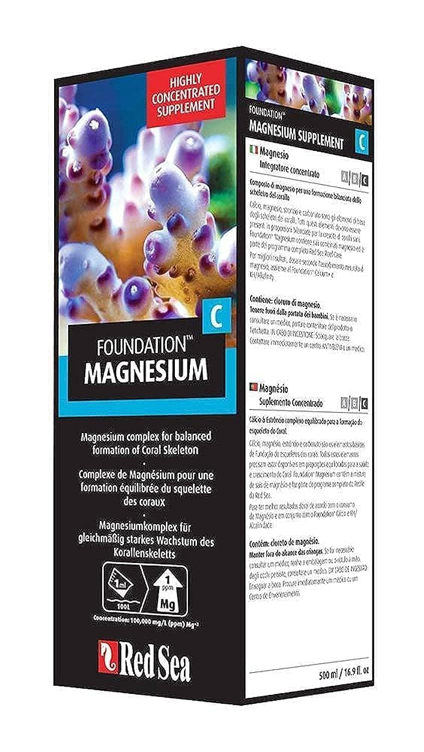 Red Sea Fish Pharm ARE22033 Reef Foundation Magnesium Supplement-C for Aquarium, 500ml (Packaging may vary)