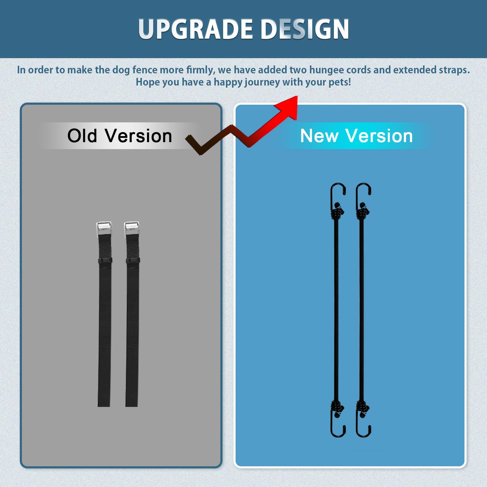 Feed Garden Adjustable Dog Car Barrier For Suvs,Cars,Vehicles, Trucks, Universal-Fit Pet Divider Gate Large Pet Barrier For Cargo Area 36.6' To 59' Width Black