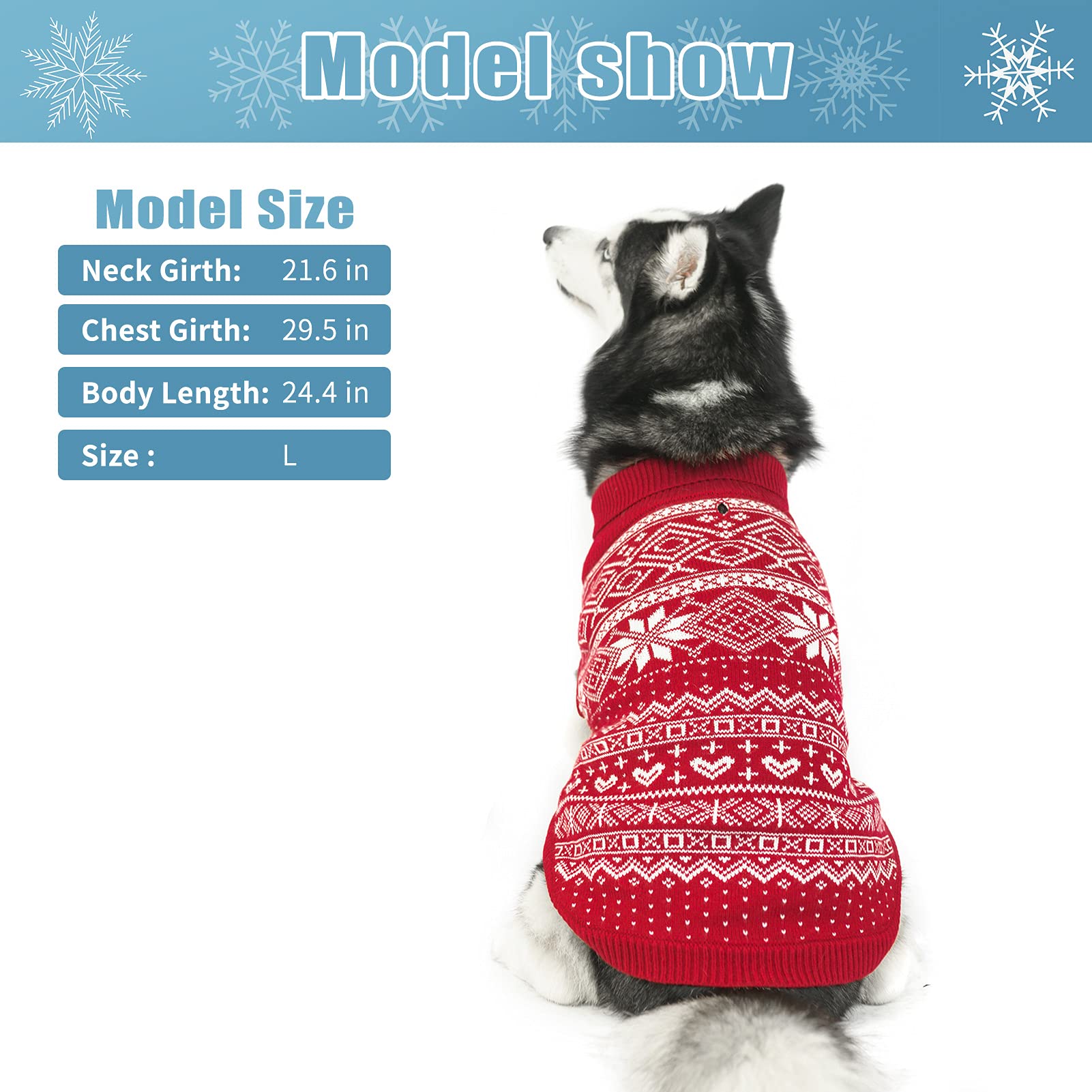 Homimp Dog Sweater Argyle - Warm Sweater Winter Clothes Puppy Soft Coat, Ugly Dog Sweater For Small Medium And Large Dogs, Pet Clothing Boy Girl