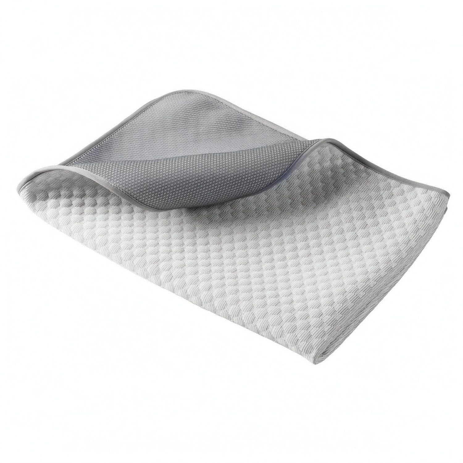STYLEHEAVEN QuickDrying Pet Cooling Mat Thickened NonSlip Cooling Mat Soft Layered Design for Sofa, Car Seat, Floor, Gray, XL 