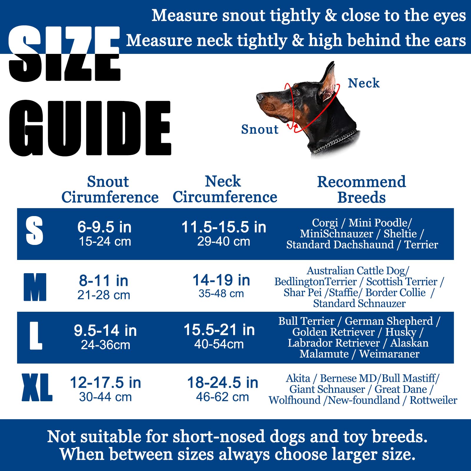 Barkless Reflective Head Collar, No Pull Collar For Large Dogs, Anti-Pull Muzzle Leash For Large Sized Breed, Adjustable Soft Do