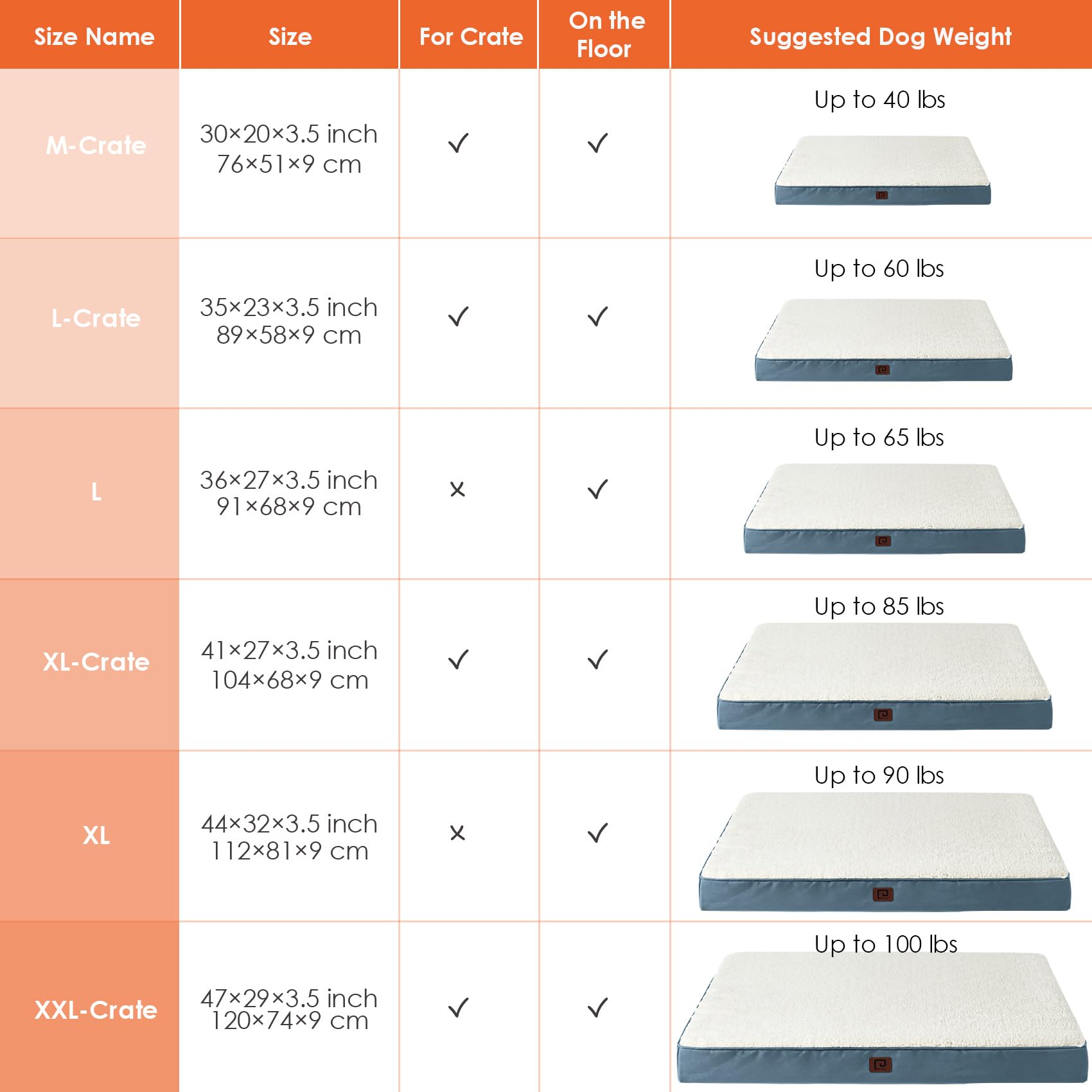 Eheyciga Washable Jumbo Dog Beds For Giant Dogs, Xxl Dog Bed With Removable Cover For Crate, Orthopedic Foam Dog Beds For Jumbo Dogs, Spa Blue
