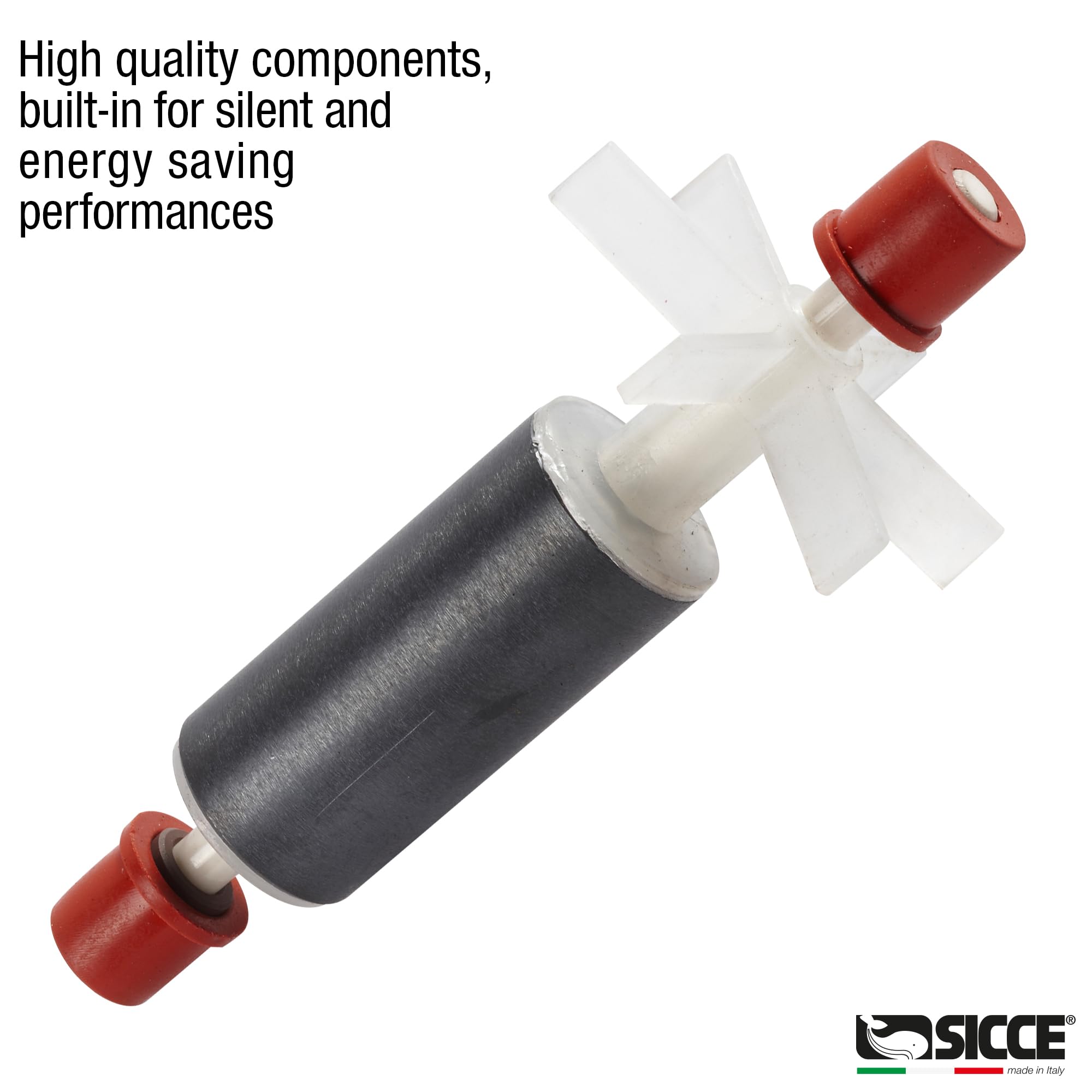 Sicce Syncra Silent 1.0 Multifunction 251 Gph Submersible Water Pump | Italian Made 16W Ultra Quiet Durable Aquarium Fish Tank, Fountain, Pond, Hydroponics, Terrarium Black | Freshwater & Saltwater