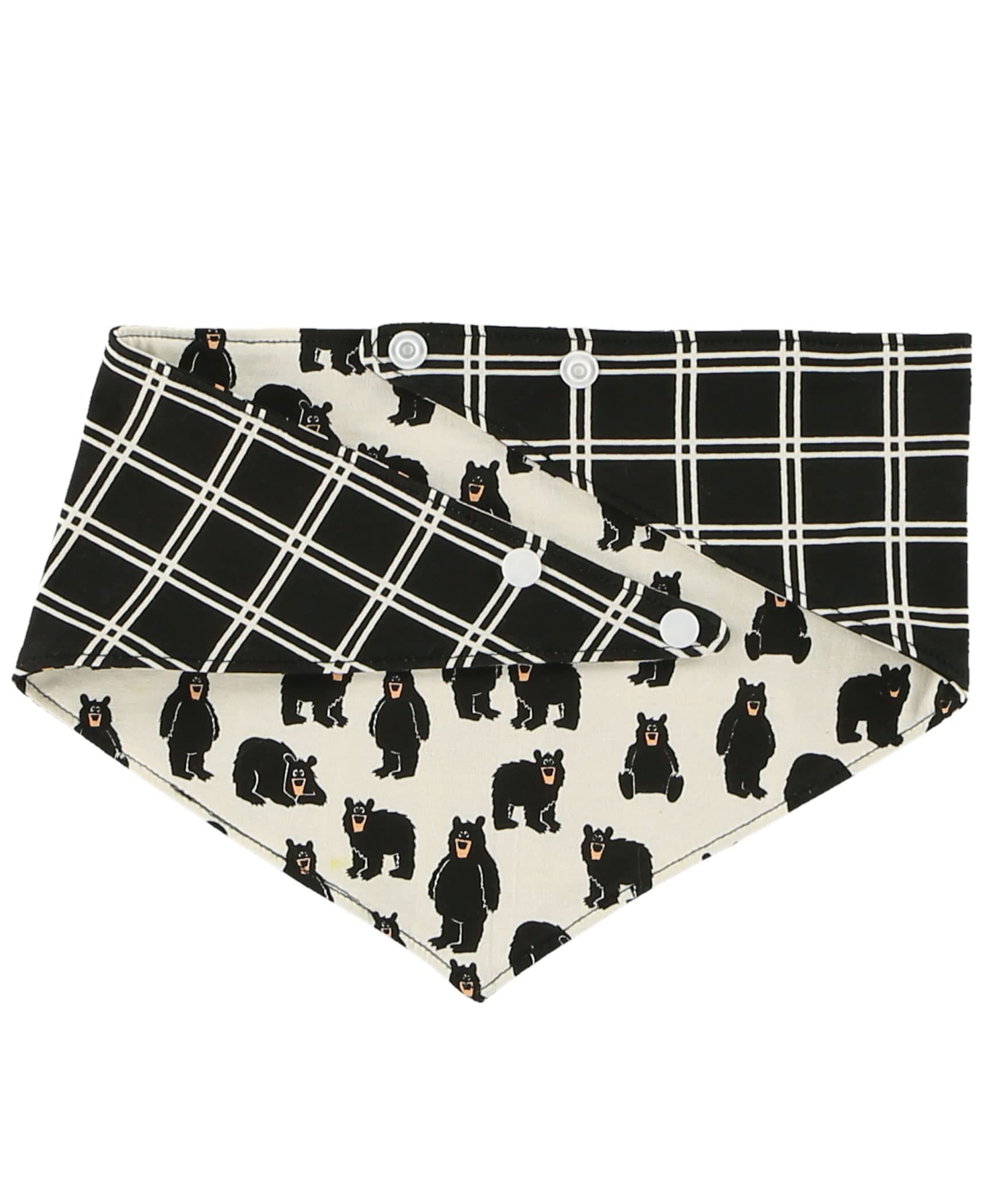 Lazy One Reversible Dog Bandana, Cute Accessories For Pets (Medium/Large, Family Bear)