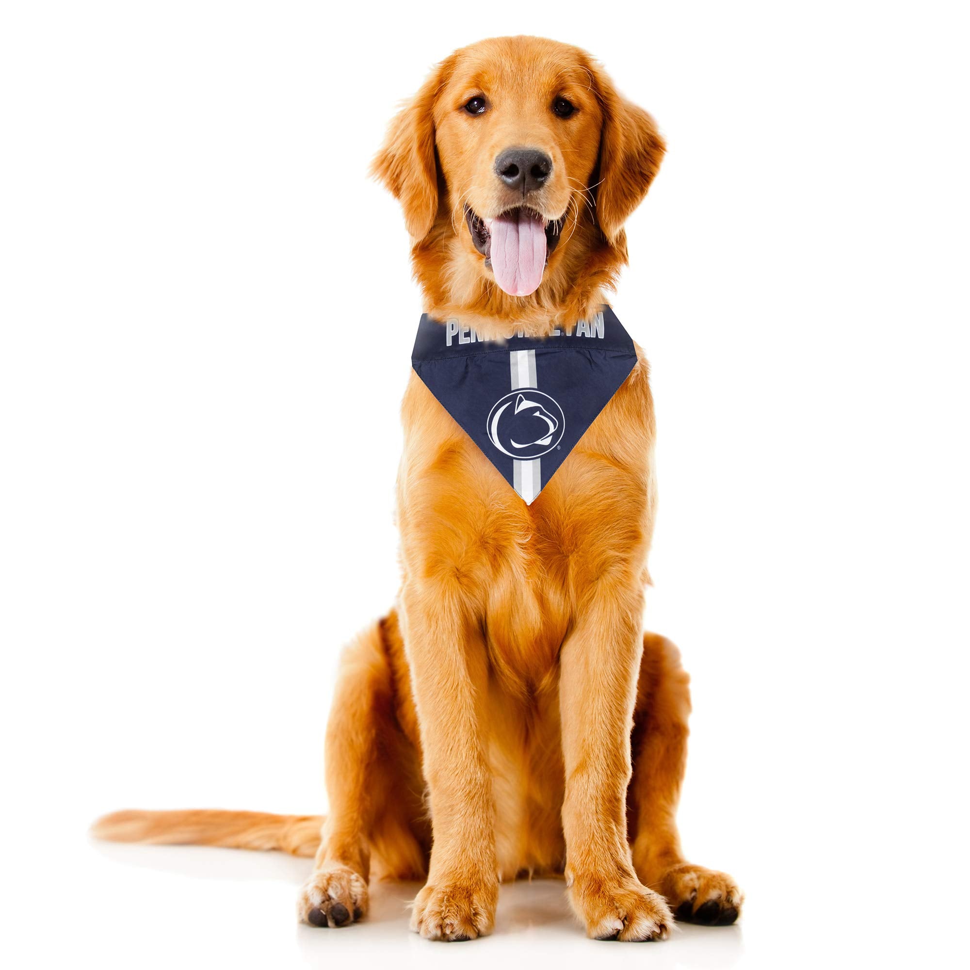 Littlearth Unisex-Adult Ncaa Penn State Nittany Lions Pet Bandana, Team Color, X-Large