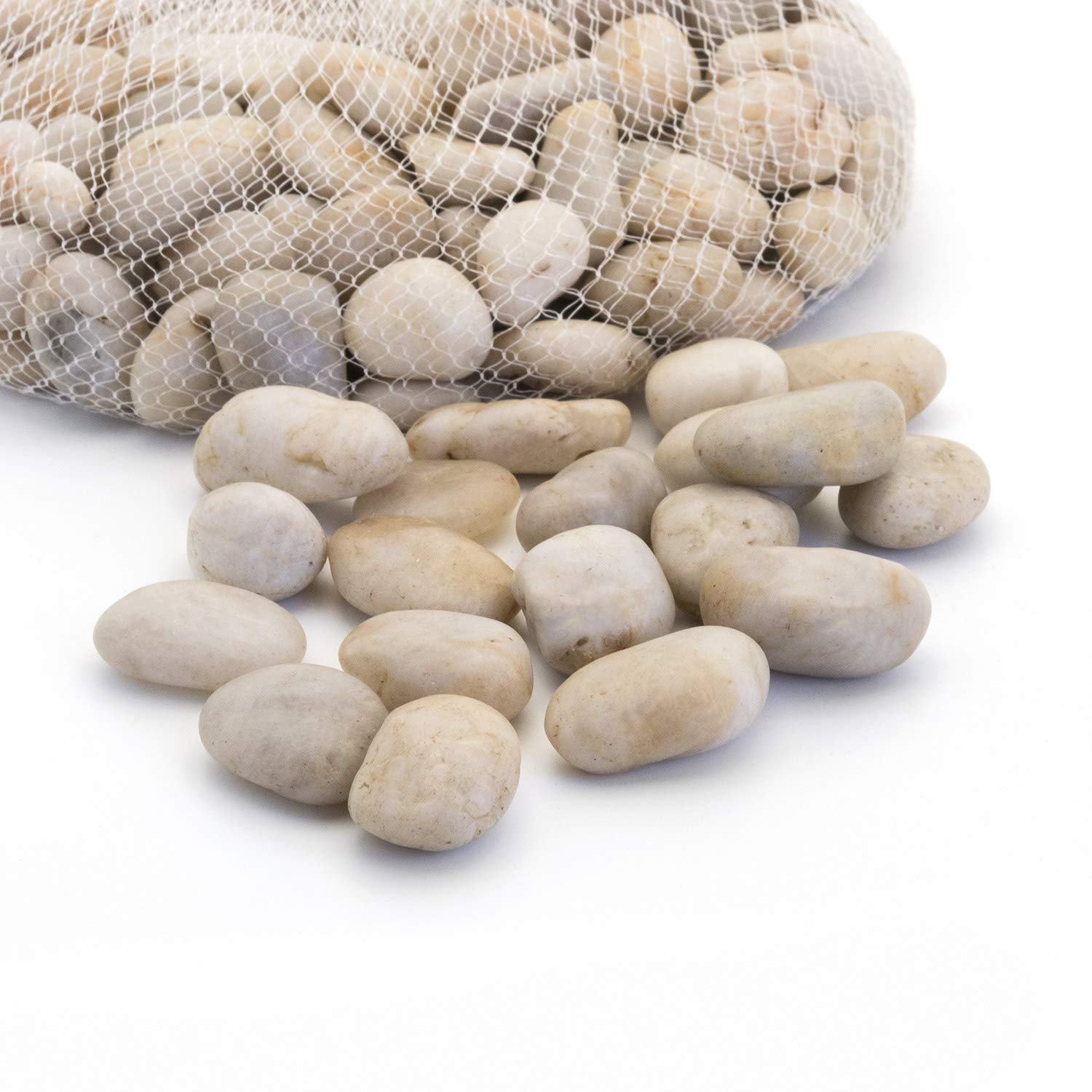 Royal Imports 5LBS River Rocks Decorative Ornamental Pebbles, Garden Landscaping Stones, Gravel Filler for Plants, Vases, Succul