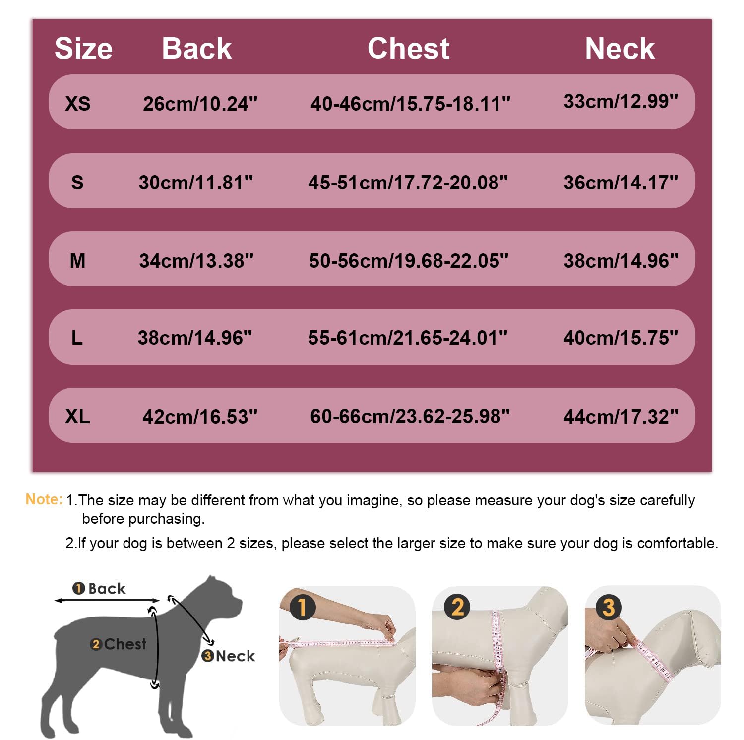 Aimydog Warm Dog Winter Coat, Fashion Sports Dog Cold Weather Jacket With Built-In Harness, Reflective & Adjustable Comfortable Pet Vest, Waterproof Windproof Dog Apparel For Small Dogs (Purple)