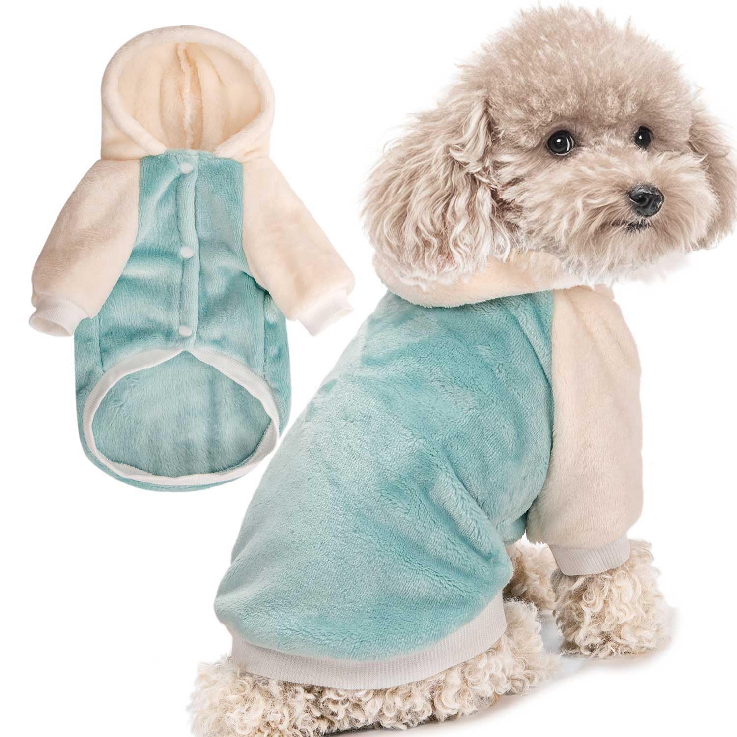 Fabricastle Dog Hoodie Sweater For Small Dogs Boy And Girl, Small Dog Clothes Xs Xxs Puppy Sweatshirt, Pet Outfit, Cat Clothing 