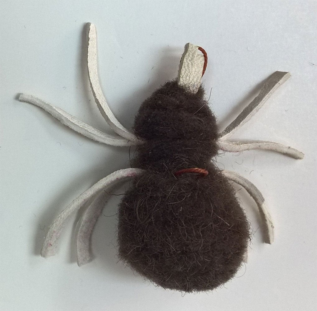 Buffalo Spider Refill/Attachment Cat Toy - Natural Buffalo/Deer: Fits Wildcat And Popular Bird And Mouse Type Wands/Poles