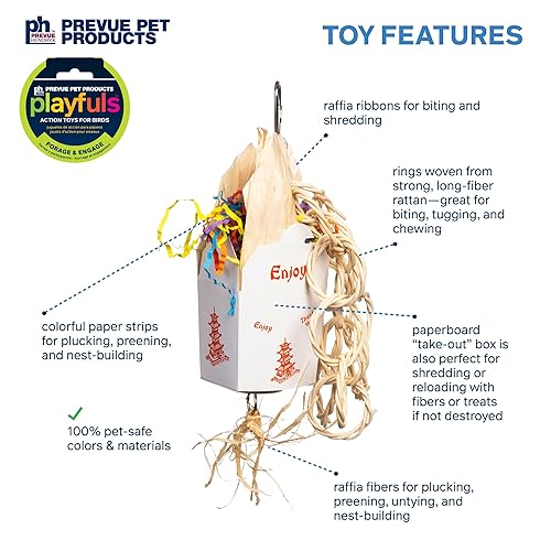 Prevue Pet Products Takeout - Playfuls Forage & Engage Bird Toy 60245