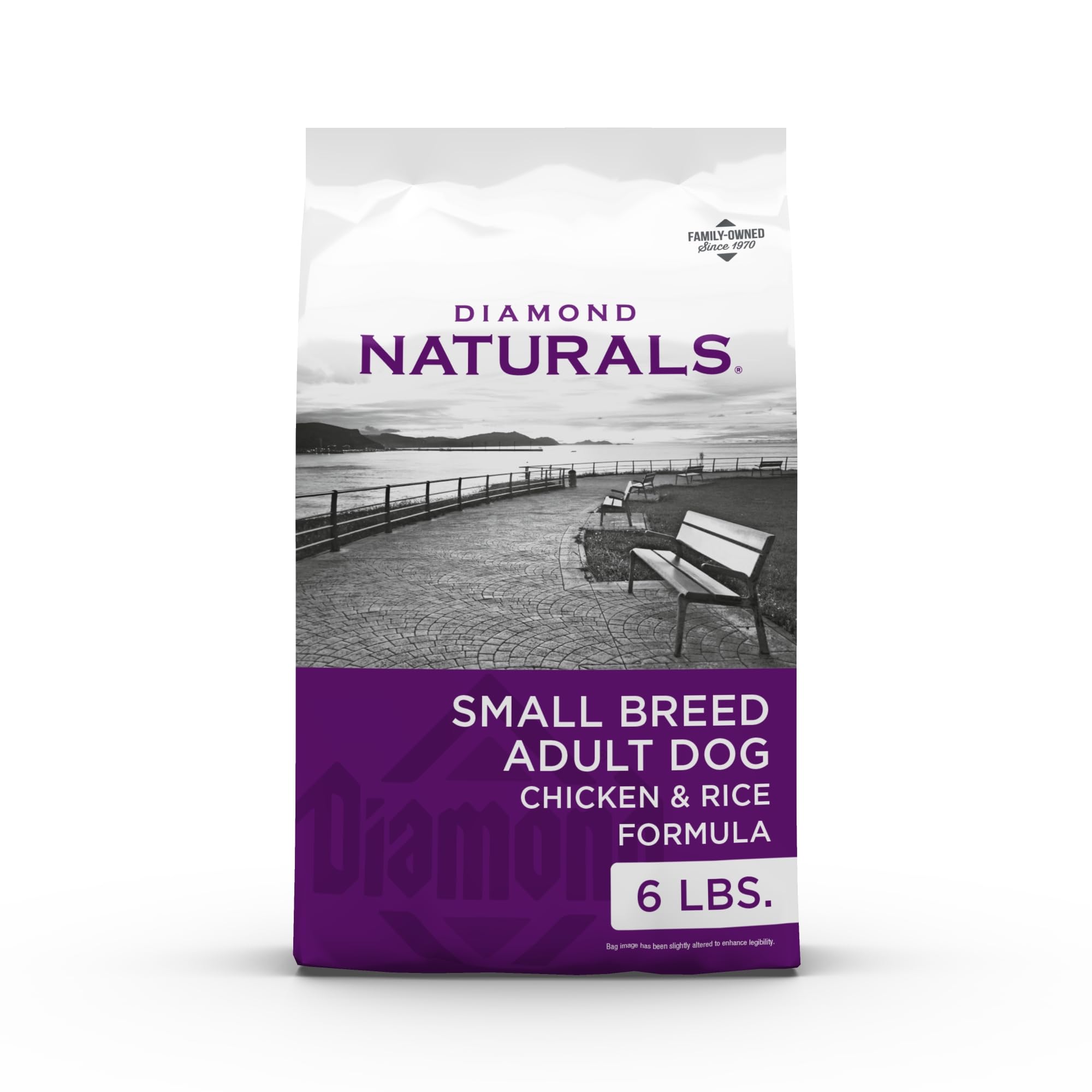 Diamond Naturals Small Breed Chicken and Rice Formula Adult Dry Dog Food with Protein from Real Chicken, Healthy Fats, Probiotic