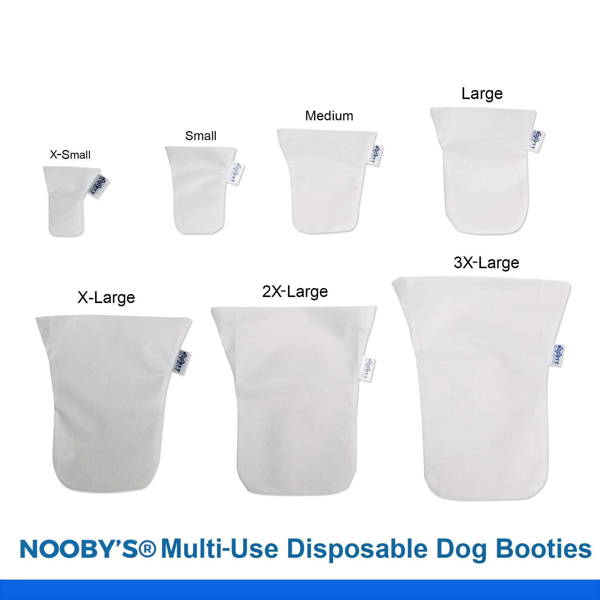 Wound Recovery Dog Boot 8-Pack By Nooby'S. Protects Wounds, Bandages And Medications Indoors And During Short Walks Outside. Medical Dog Booties For Maximum Wound Protection: (Sm 1.75' - 2.5' Width)