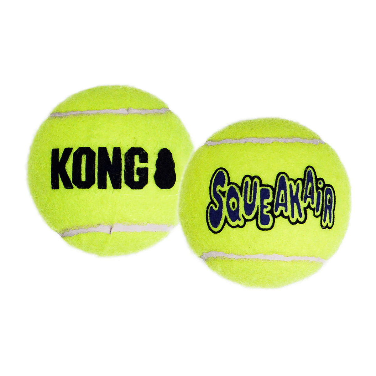 Kong - Squeakair Balls - Dog Toy Premium Squeak Tennis Balls, Gentle On Teethls - For X-Small Dogs (3 Pack)