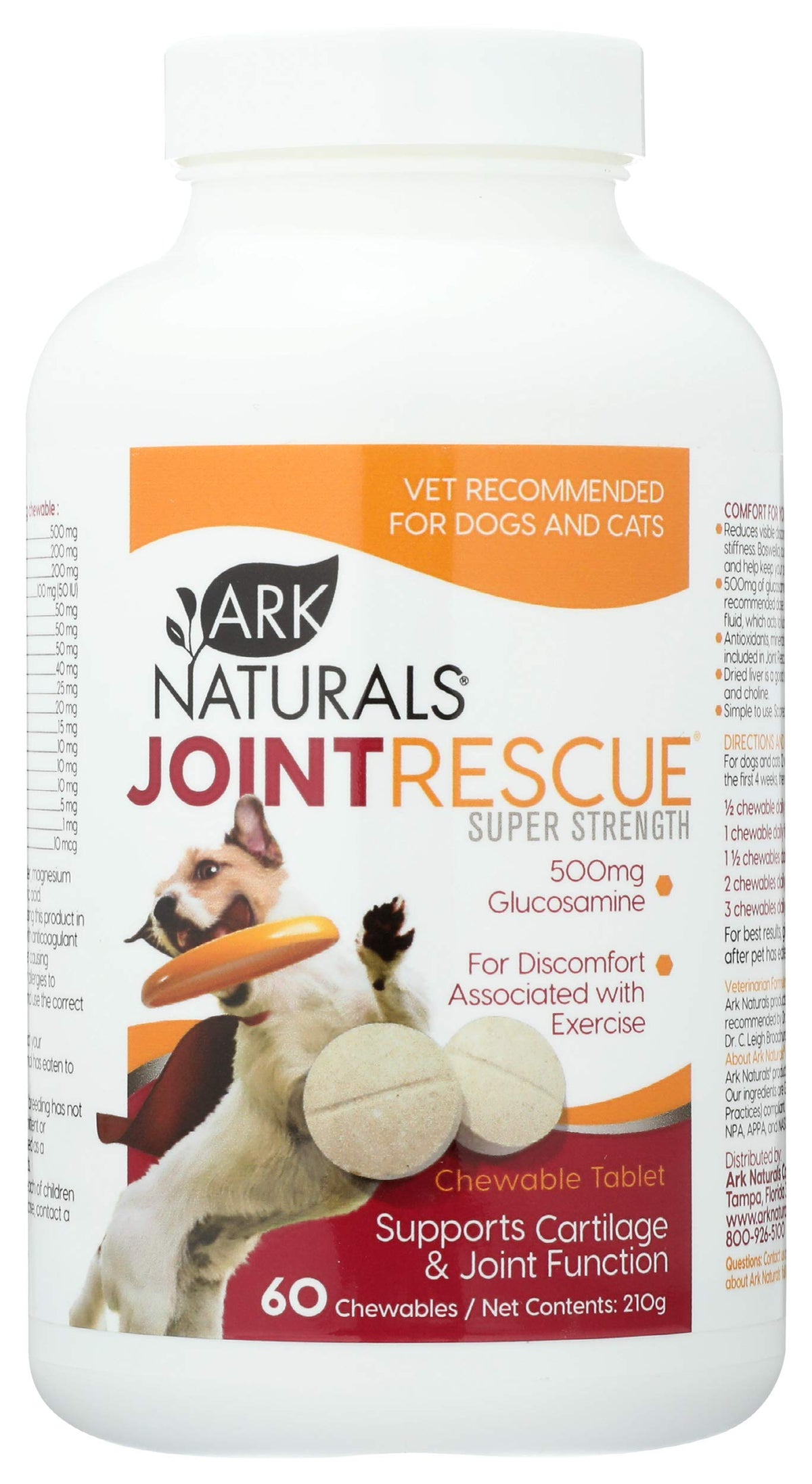 Ark Naturals Joint Rescue - 500 Mg - 60 Chewable Tablets