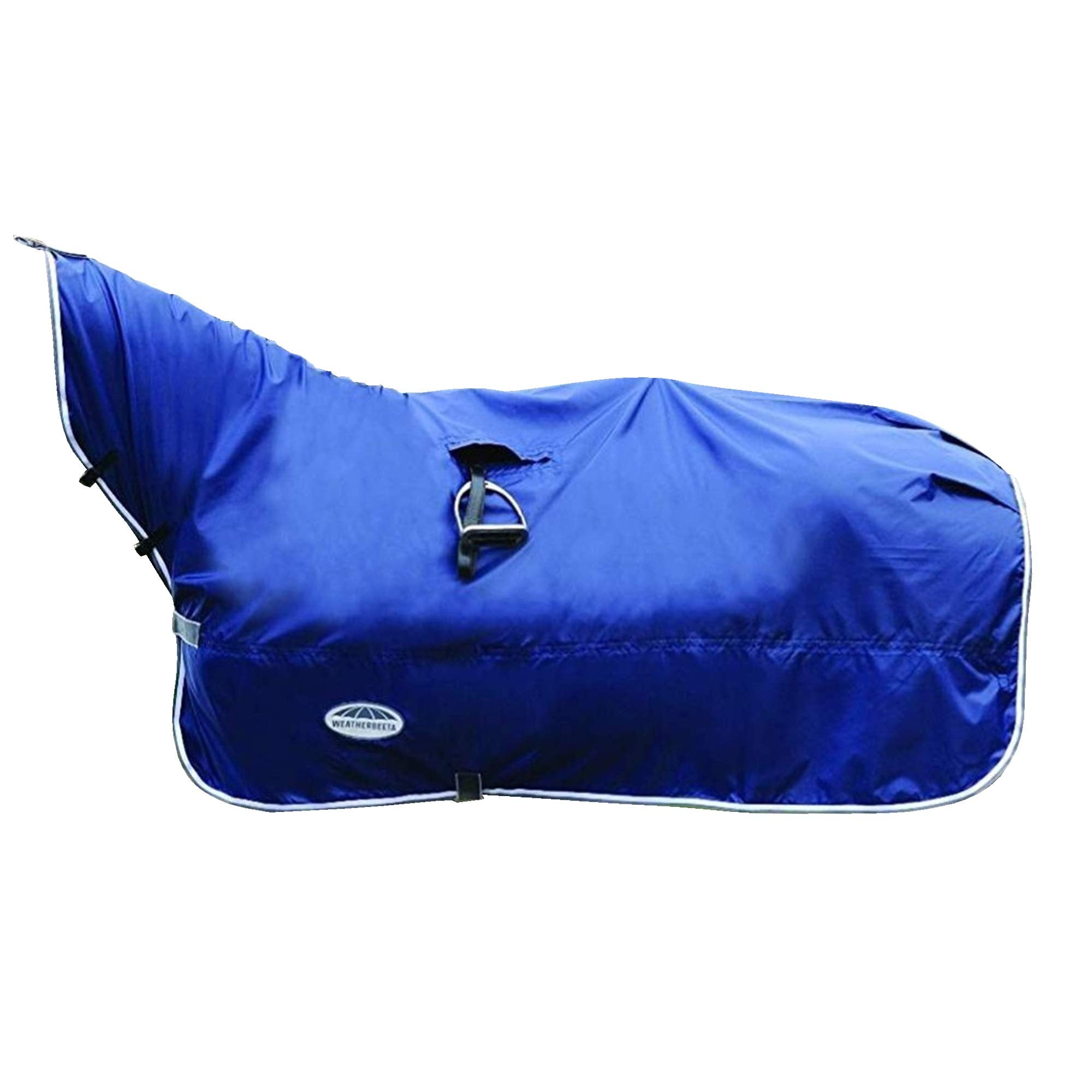 Weatherbeeta Rain Sheet, Navy/Grey/White, Cob