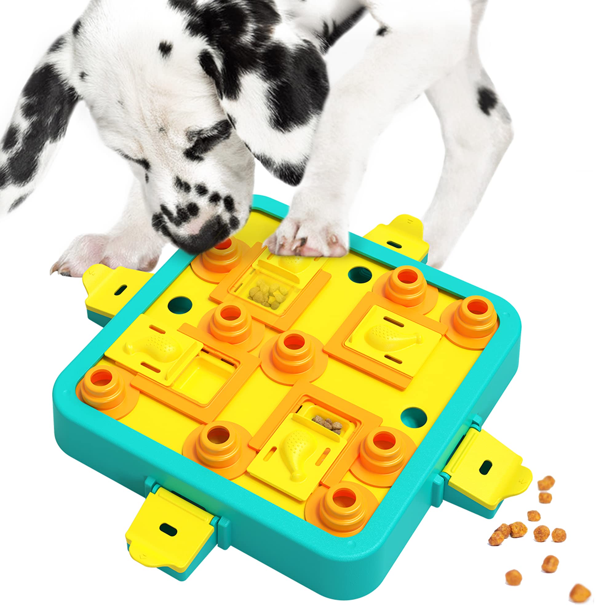 Laccen Dog Puzzle Toy, Level 3 In 1 Interactive Dog Toys For Boredom, Funny Cognitive Dog Toy For Iq Training Brain Stimulating 