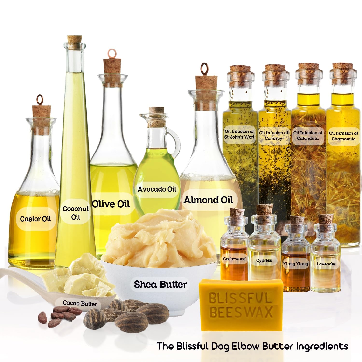 The Blissful Dog Elbow Butter, Moisturizer for Dry, Cracked Elbow Calluses, Versatile Dog Balm, Lick-Safe Elbow Balm for Dogs 16