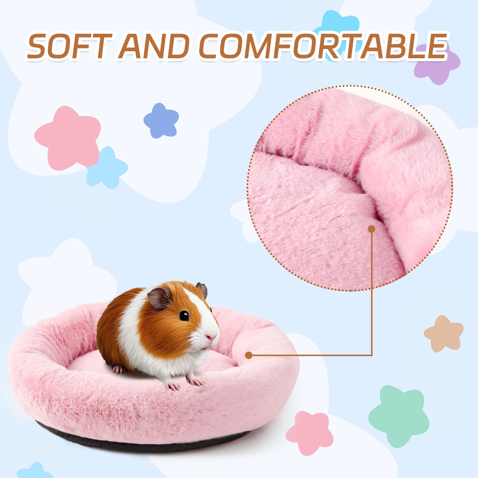 Febsnow Guinea Pig Beds, Hedgehog Bed Hamster Bed For Hedgehog Hamster Squirrel Tortoise Lizard And Other Small Animal