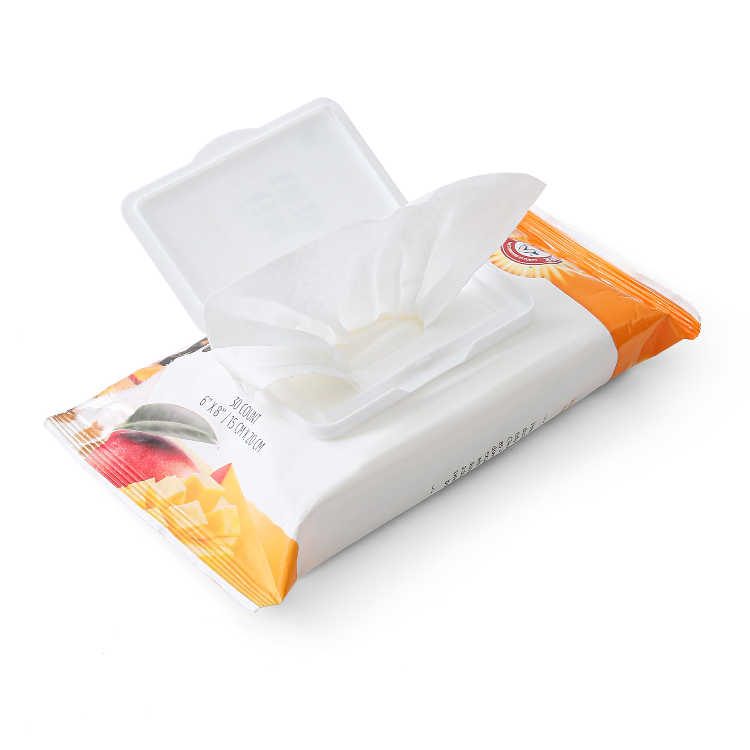 Arm & Hammer For Pets Heavy Duty Multipurpose Bath Wipes For Dogs, Travel Size, Mango Scent All Purpose Dog Wipes Remove Odor & Refresh Skin For Pets Travel Pet Wipes, 30 Count (Pack Of 6)