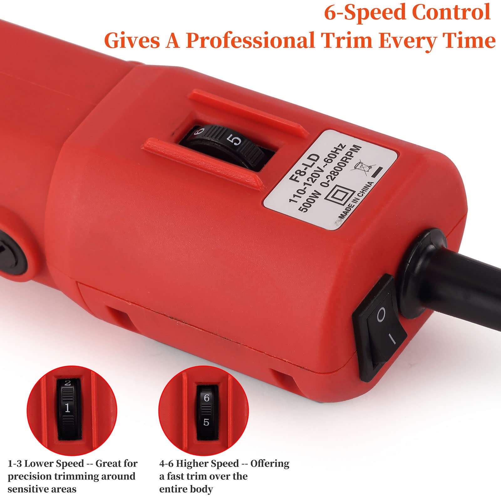 Duckboy Heavy Duty Clippers For Thick Coats Animals, 500W Professional Electric Shearing Machine For Horse Pony Cattle And Large