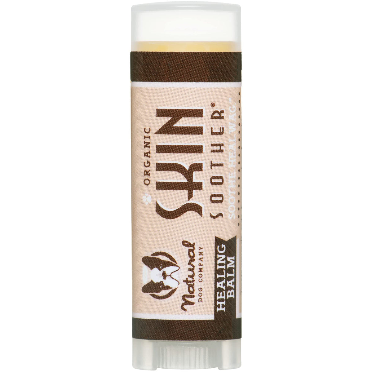Natural Dog Company Skin Soother Trial Stick (0.15Oz)  Travel-Size All-Natural Balm  With Almond Oil, Cocoa Butter, And Vitamins