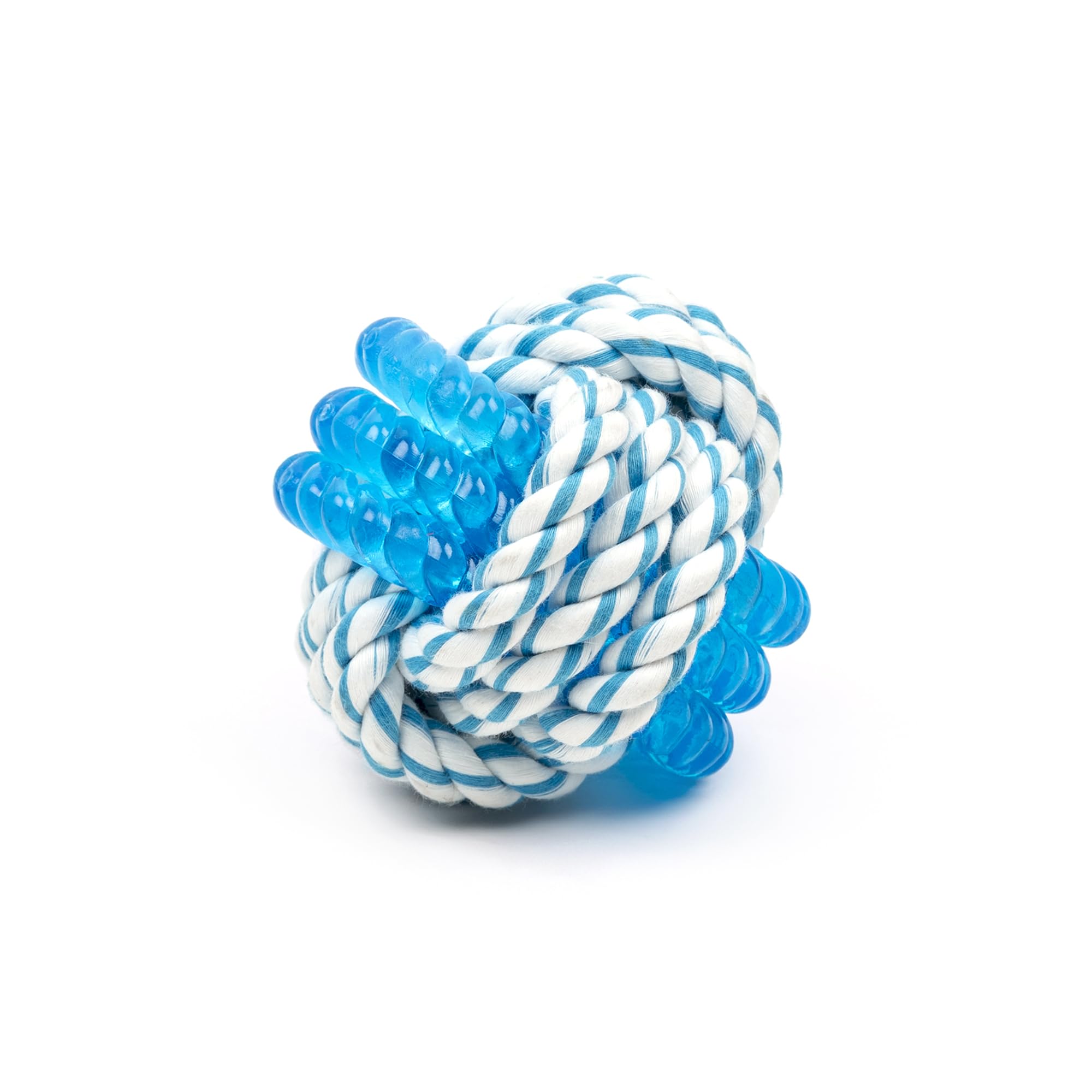 TLC Knotted Buddy Chew Toy for Dogs  Blue | Durable & Fun Dog Toy for Puppies & Adults | Promotes Healthy Teeth & Gums, Interac