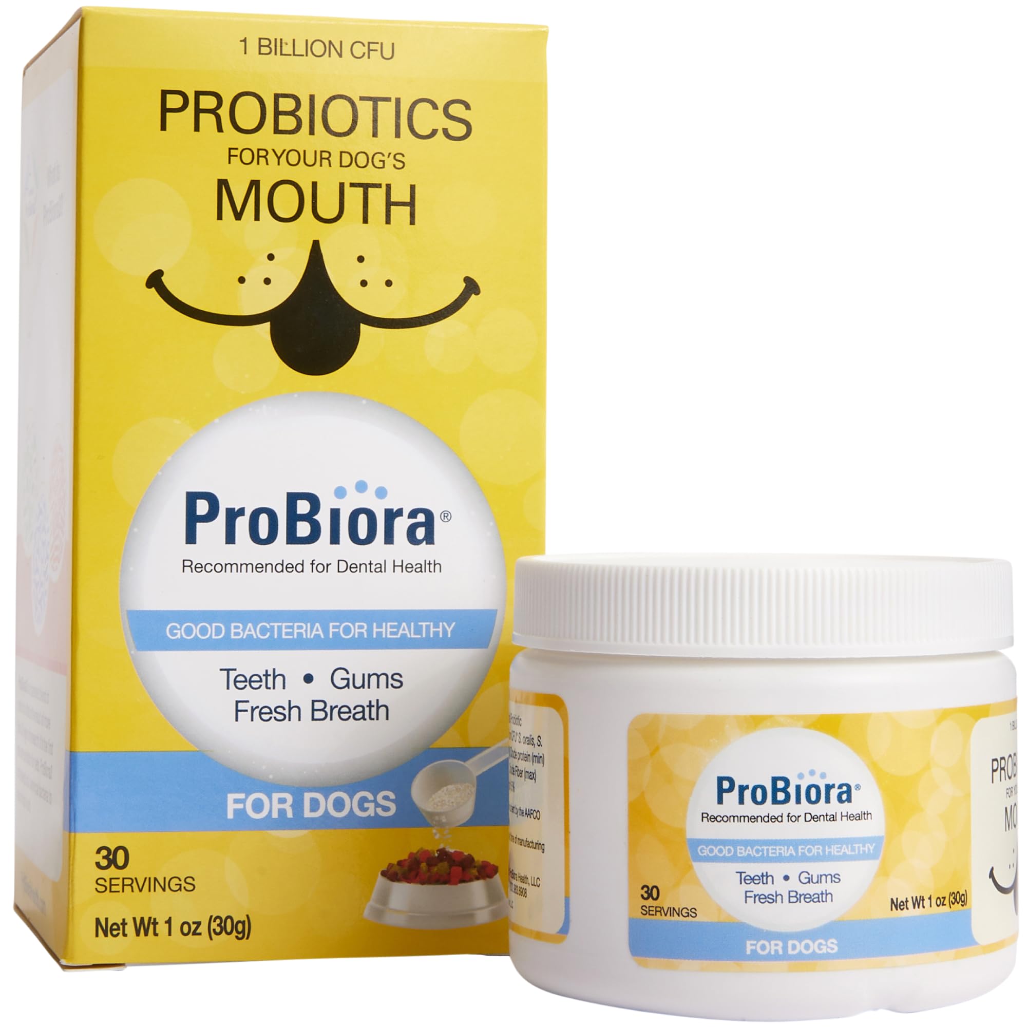 Probiora for Dogs | Dog Probiotic Supplement for Oral Care | Pet Probiotics to Reduce Bad Breath | Dog Nutritional Supplement fo