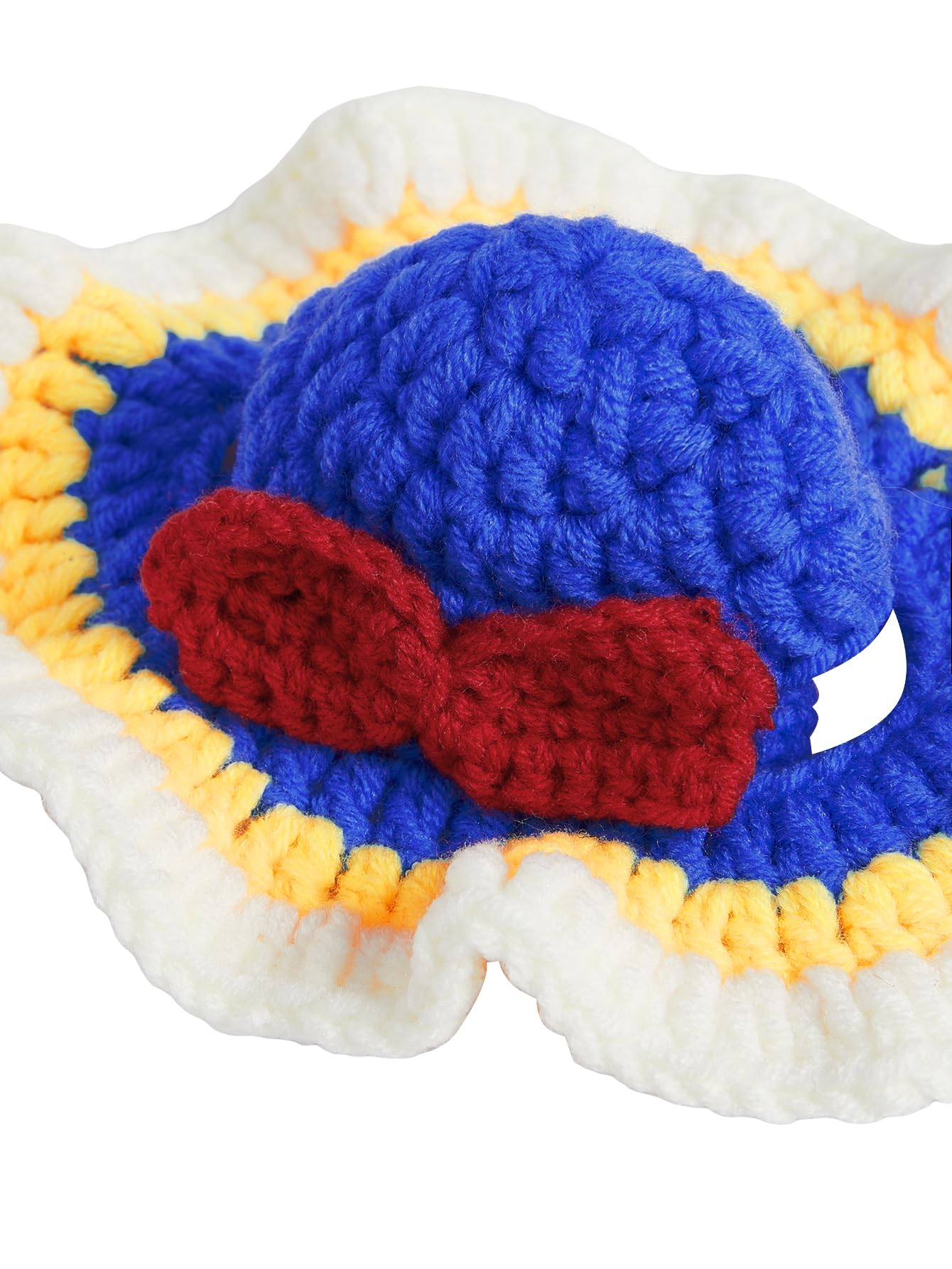 Qwinee Cartoon Princess Design Knit Cute Dog Hat Soft Cat Hat Rabbit Hat Halloween Christmas Party Costume Head Wear Accessories