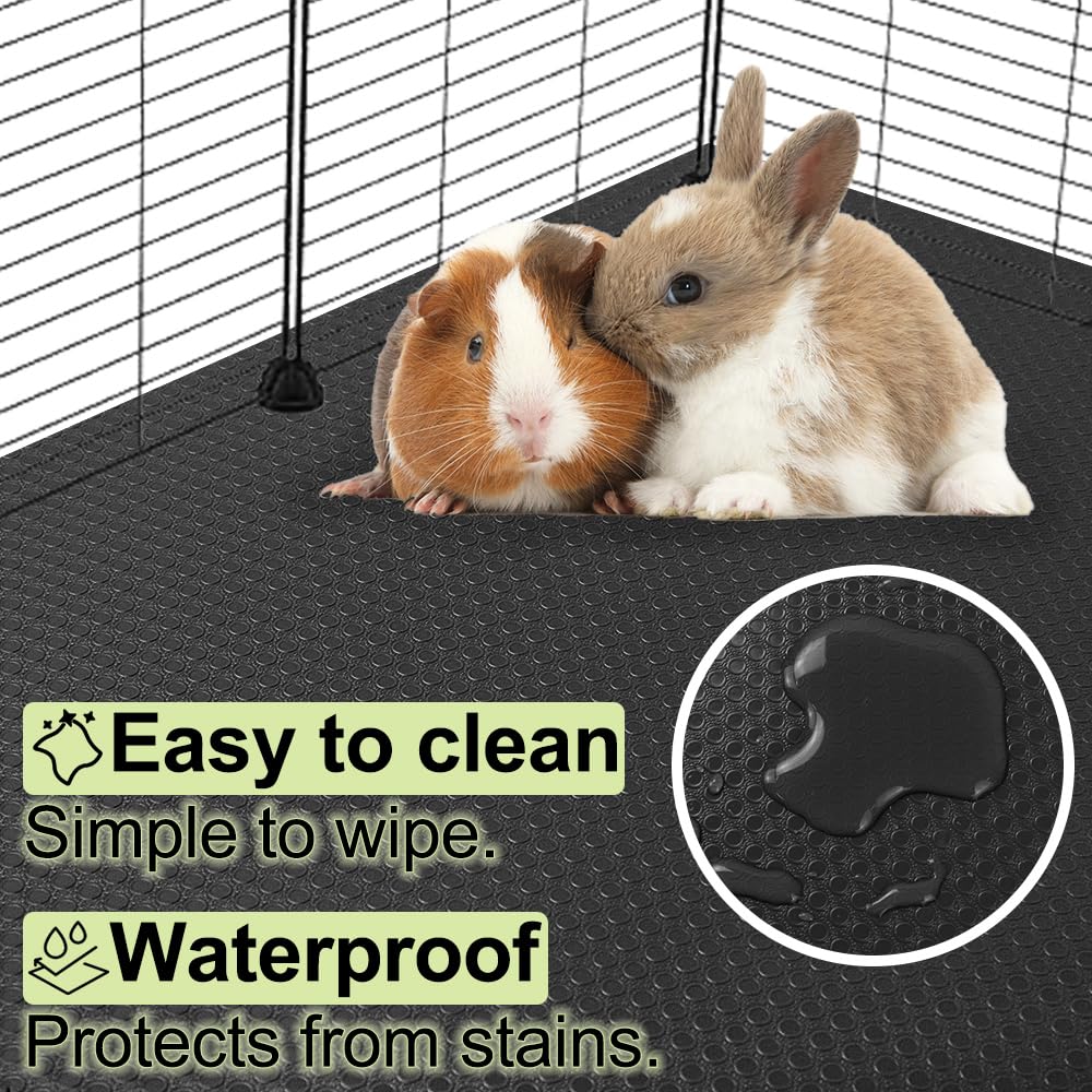 Tcypuhl Guinea Pig Bedding Cage Liner 24''  118'' 1Pcs Waterproof Rabbit Bedding, Waterproof And Reusable Guinea Pig Pads For Gu