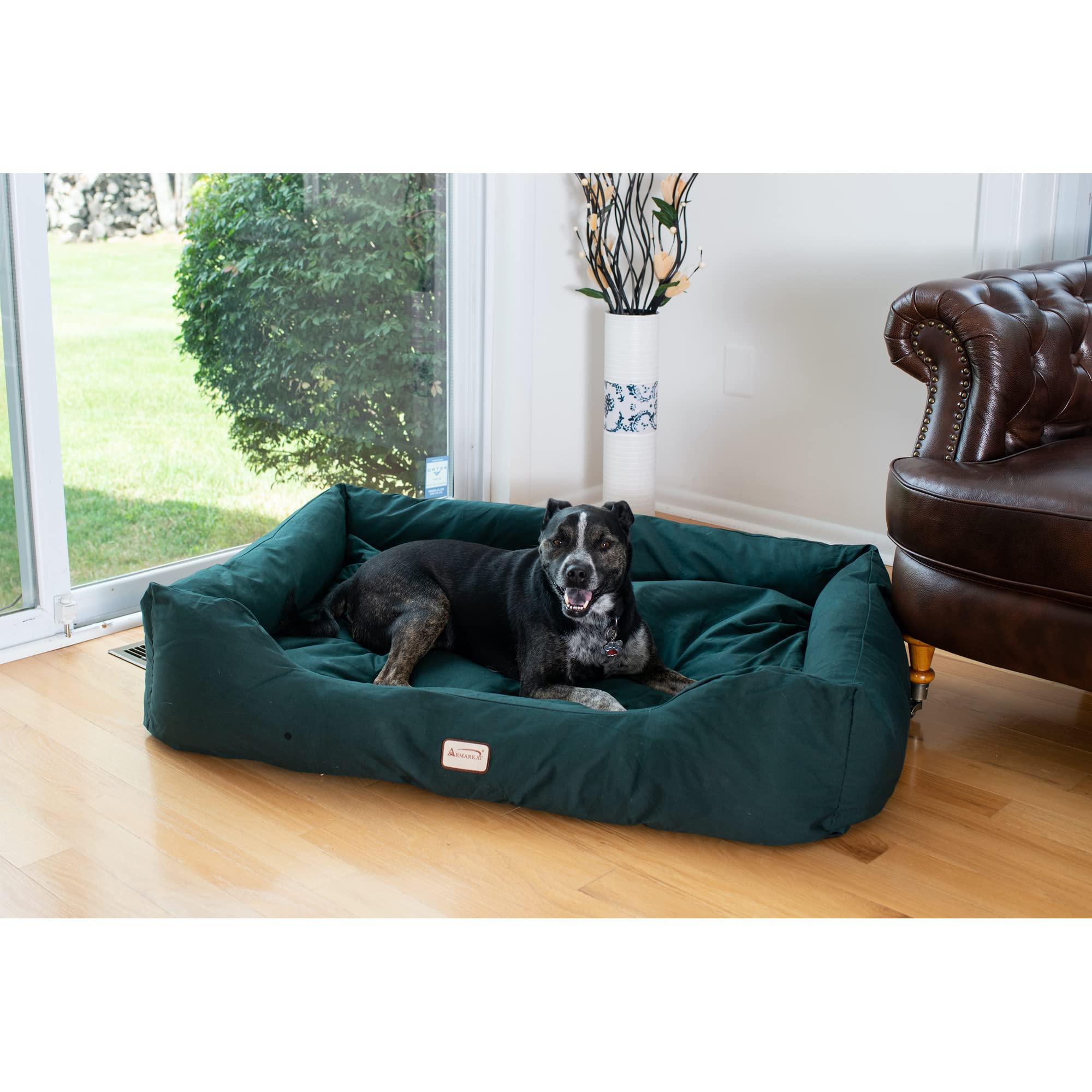 Armarkat Pet Bed 41-Inch by 30-Inch D01FML-Large, Laurel Green