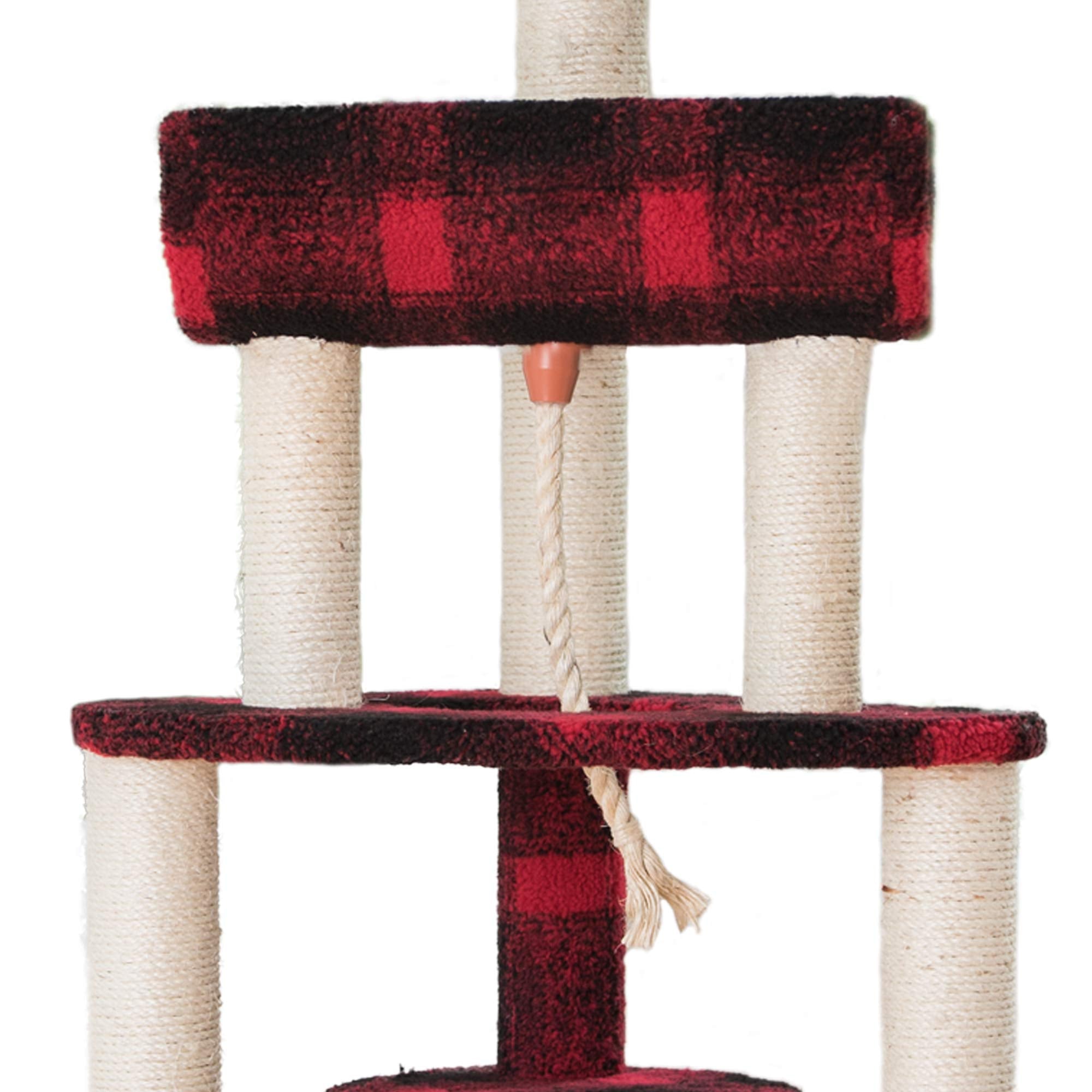 Armarkat B5806 Classic Cat Tree With Multiple Features, Jackson Galaxy Approved, Four Levels Real Wood Furniture