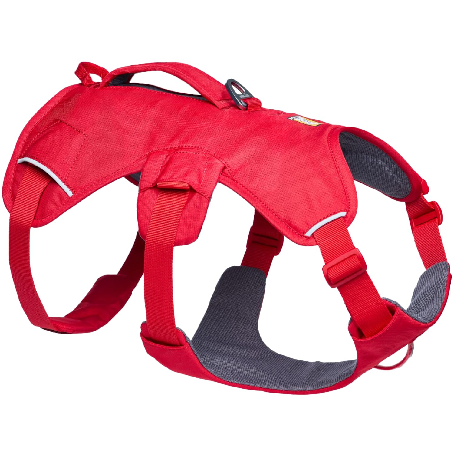 Ruffwear, Web Master, Multi-Use Support Dog Harness, Hiking and Trail Running, Service and Working, Everyday Wear, Red Canyon, X