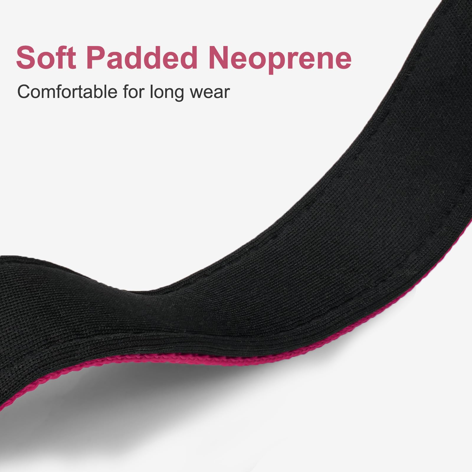 Joytale Personalized Dog Collars, Reflective Nylon Dog Collar With Engraved Name Plate, Customized For Xlarge Dogs, Hotpink, Xl