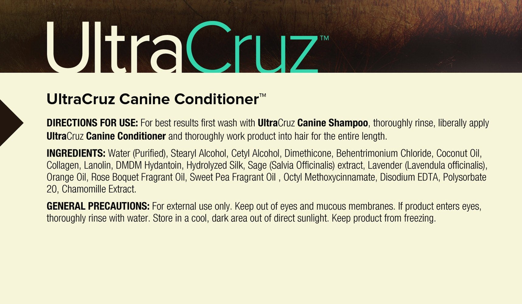 Ultracruz - Sc-395319 Canine Conditioner For Dogs, 32 Oz