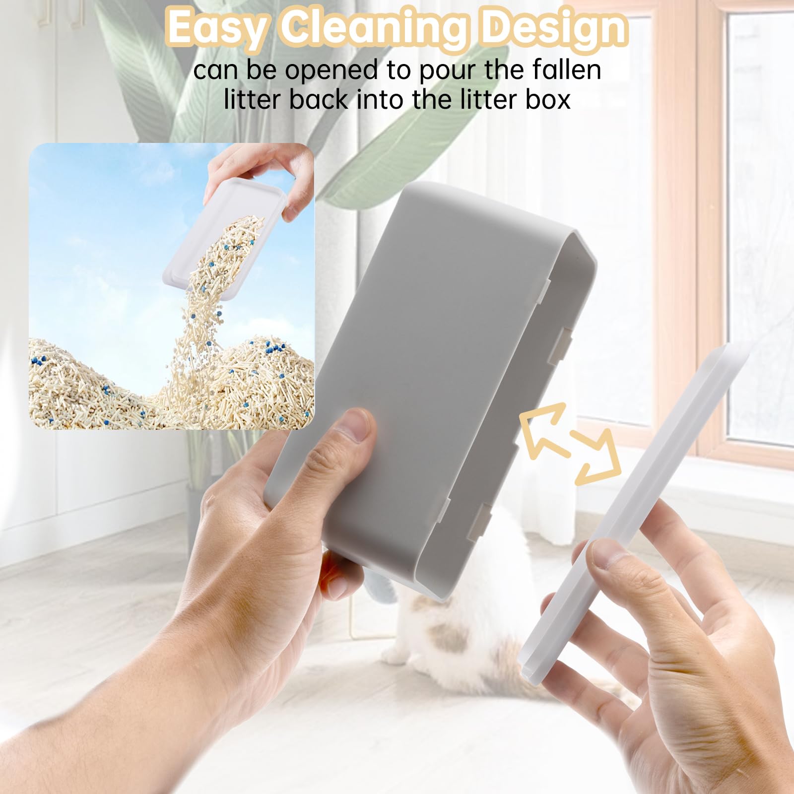 Cat Litter Scoop Holder, Replacement Holder For Metal Cat Litter Scoop, Sturdy Stand To Hold Scooper, Plastic Organizer For Scoo