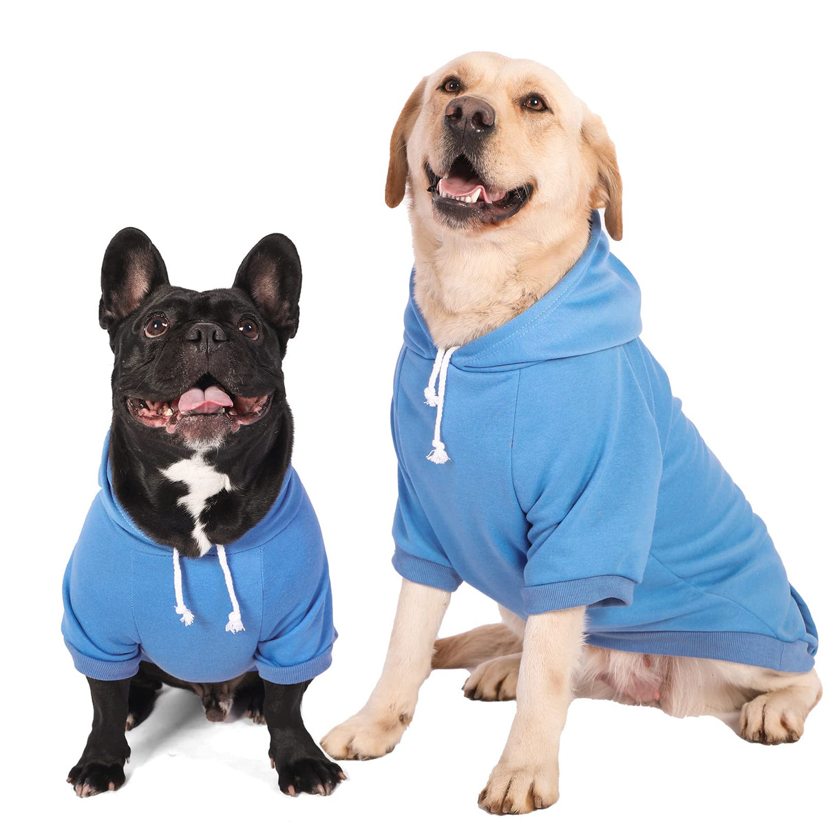 Furryilla Pet Clothes For Dog, Dog Hoodies Sweatshirt With Leash Hole For Medium Large Dogs (Blue Dog Hoodie, Xxx-Large)