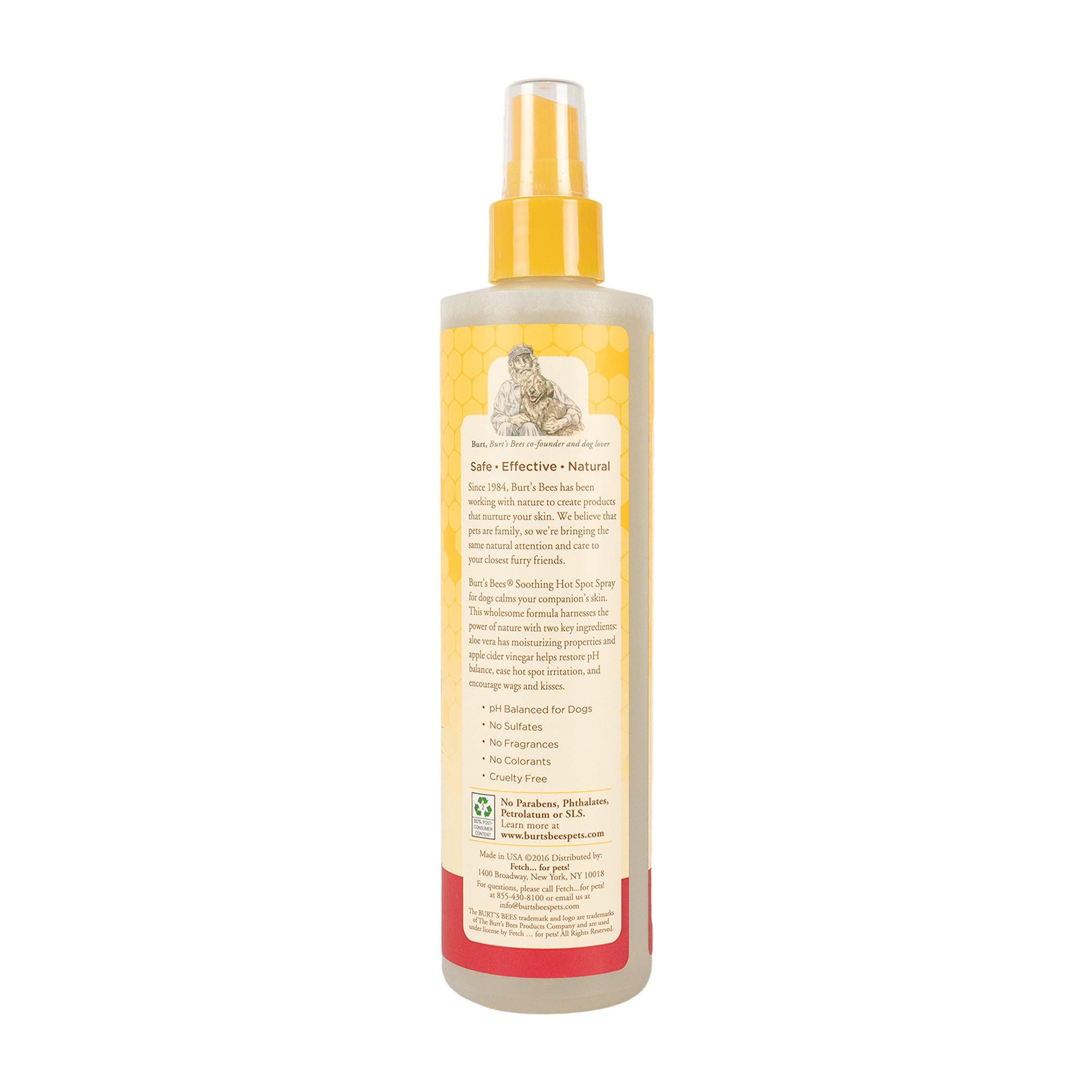 Burt'S Bees For Dogs Hot Spot Spray For Dogs - Spray For Dog Hot Spots, Dog Grooming Supplies, Apple Cider Vinegar Dog Spray, Dog Hot Spot Treatment, Apple Cider Vinegar Spray For Dogs