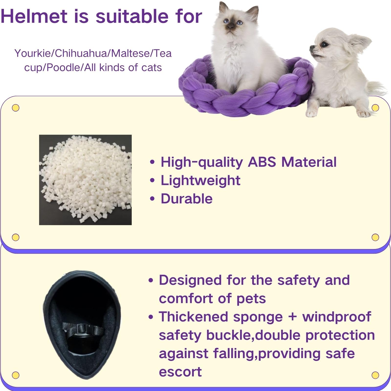 Pet Motorcycle Helmet Dog/Cat Full Face Motorcycle Helmet Outdoor Motorcycle Bike Riding Helmet Hat For Cat Dog Doggie Puppy Kit