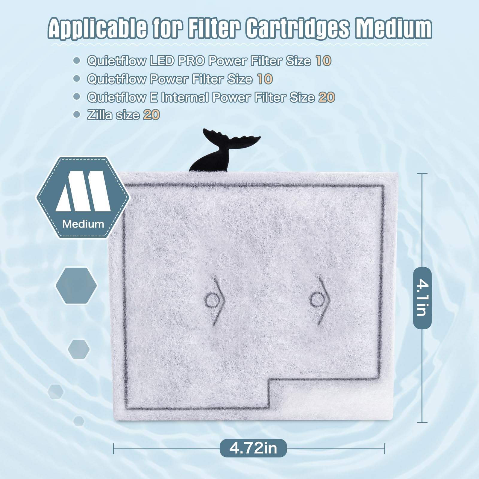 12 Pack Medium Filter Cartridges Compatible With Aqueon Replacement Filter Cartridges Compatible With Aqueon Quietflow Led Pro P