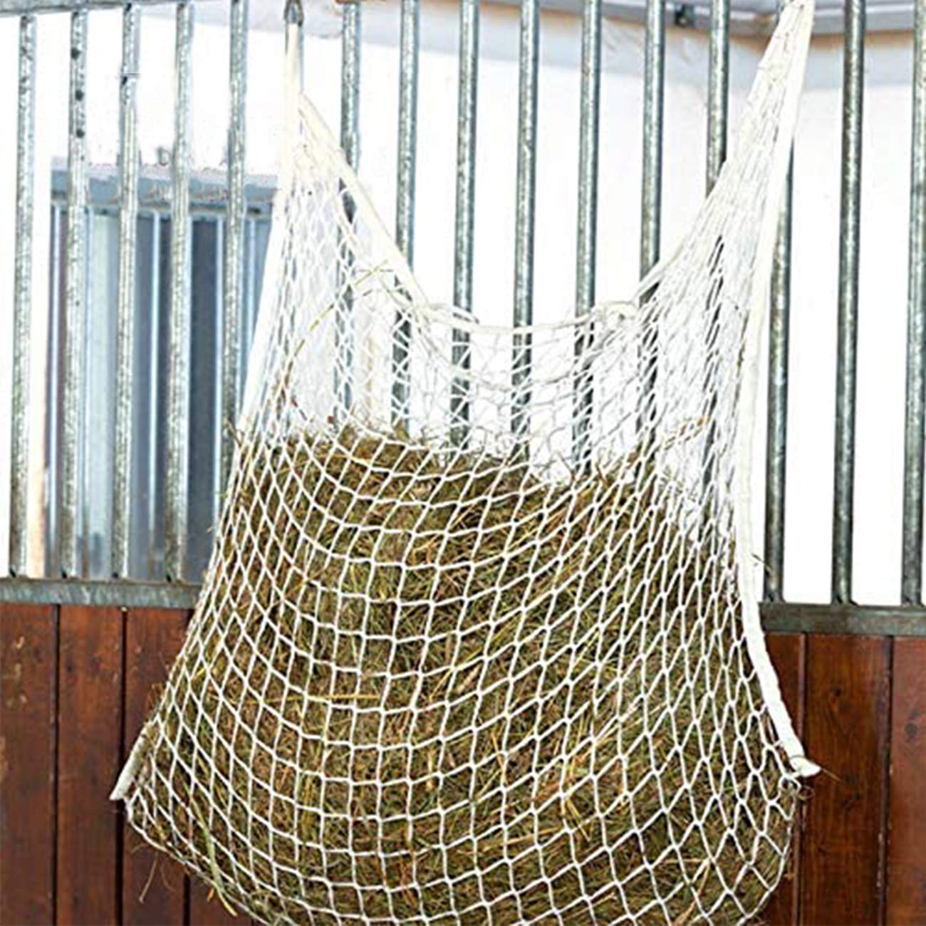 Orgrimmar Slow Feed Hay Net Bag With Small Opening For Horse Full Day Feeding(63?X 40?