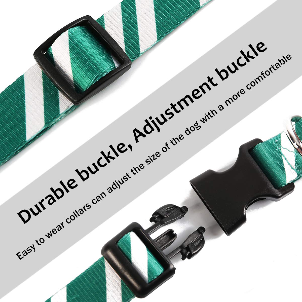 Coomour 2Pcs Halloween Dog Collar Pet Wizard School Printing Adjustable Collars With Cute Cat Leash For Pets Dogs Small Medium L