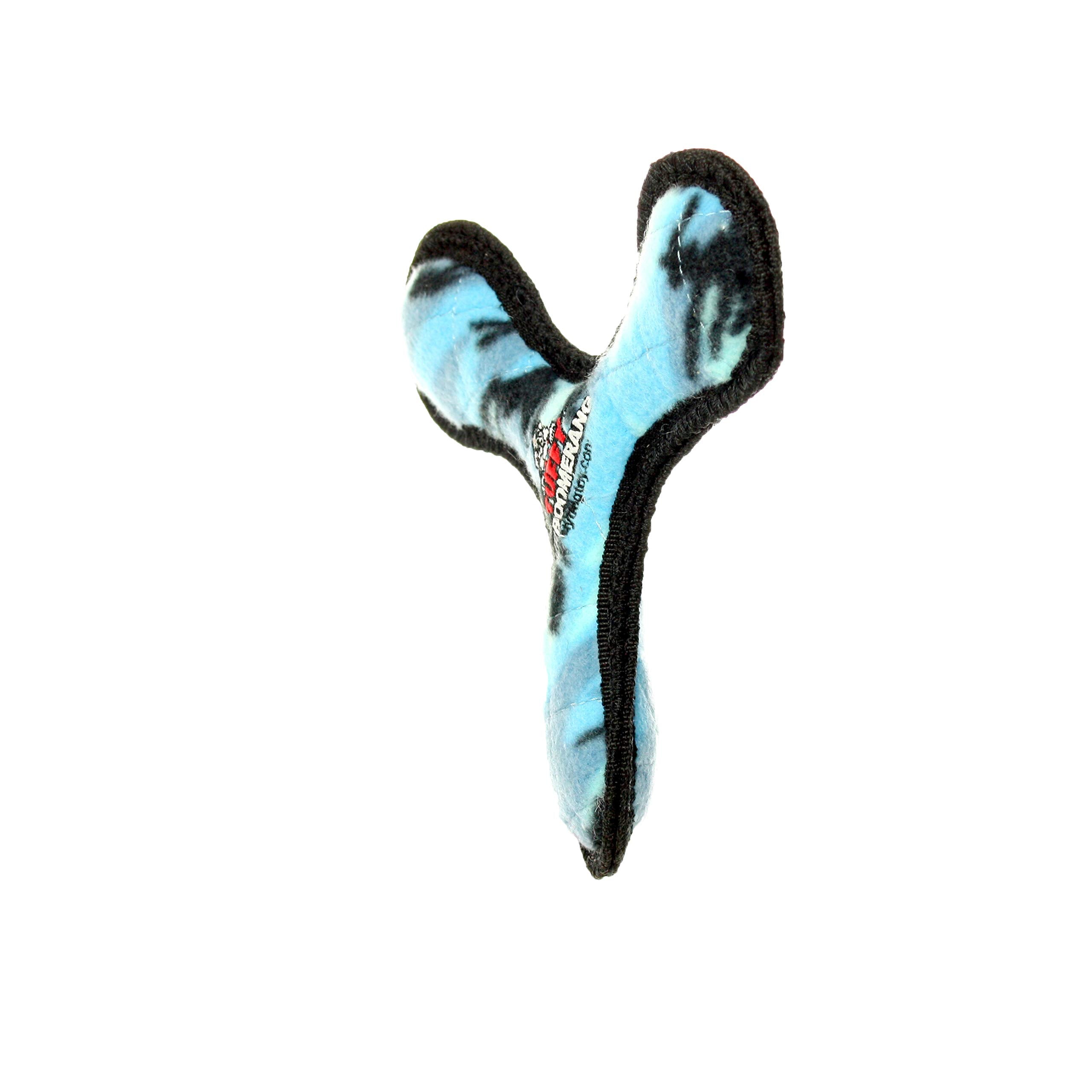 Tuffy - World'S Tuffest Soft Dog Toy -Ultimate Boomerang-Squeakers-Multiple Layers.Made Durable, Strong & Tough.Interactive Play(Tug, Toss & Fetch).Machine Washable & Floats (Junior, Camo Blue)